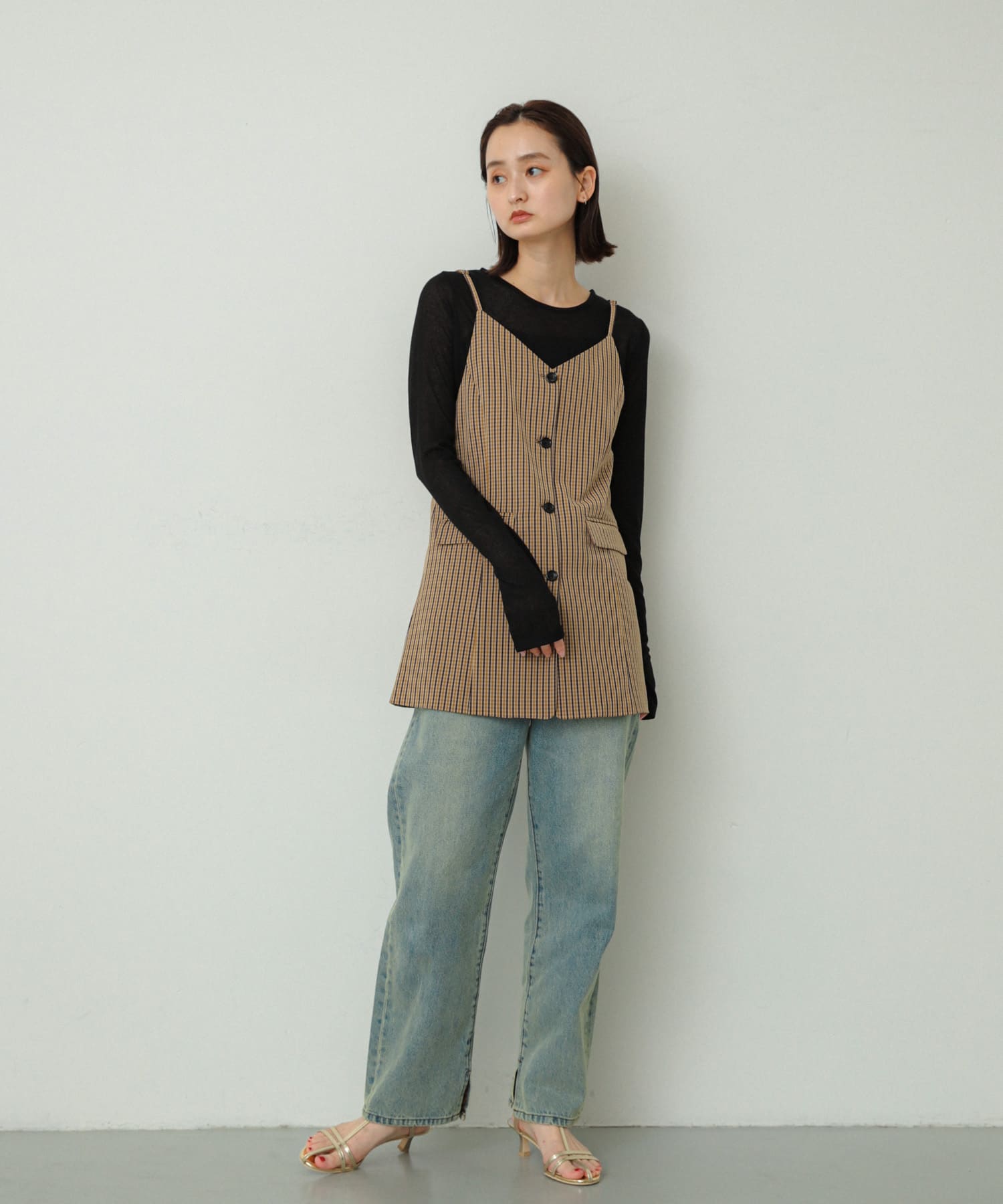 身長：169cm サイズ：one
