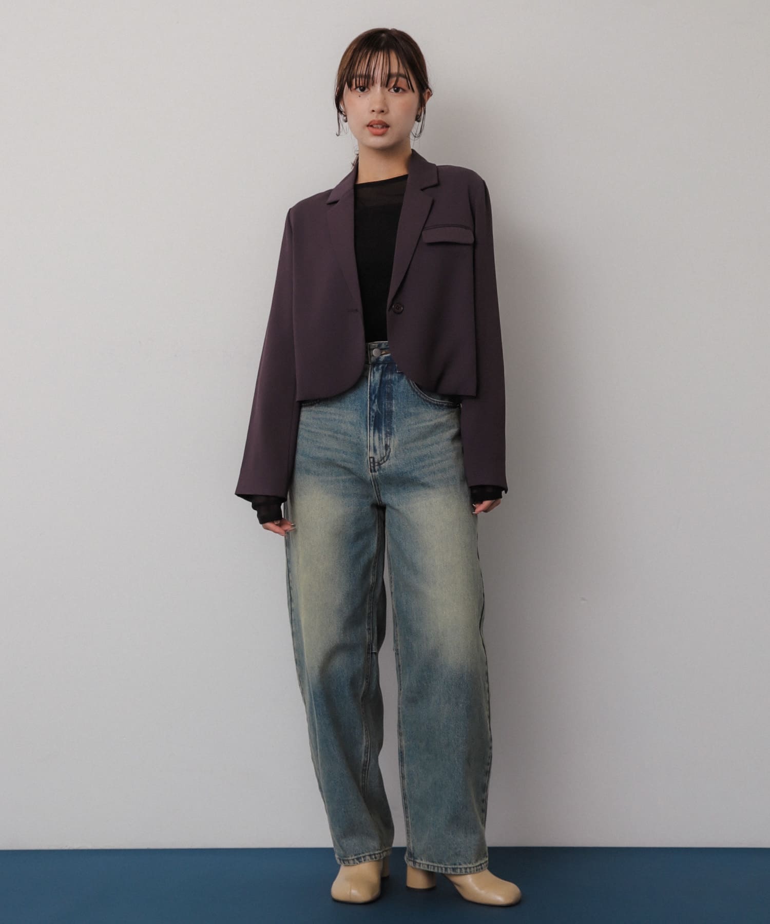 身長：158cm サイズ：one