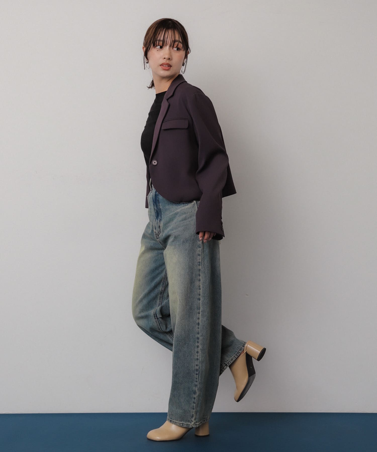 身長：158cm サイズ：one