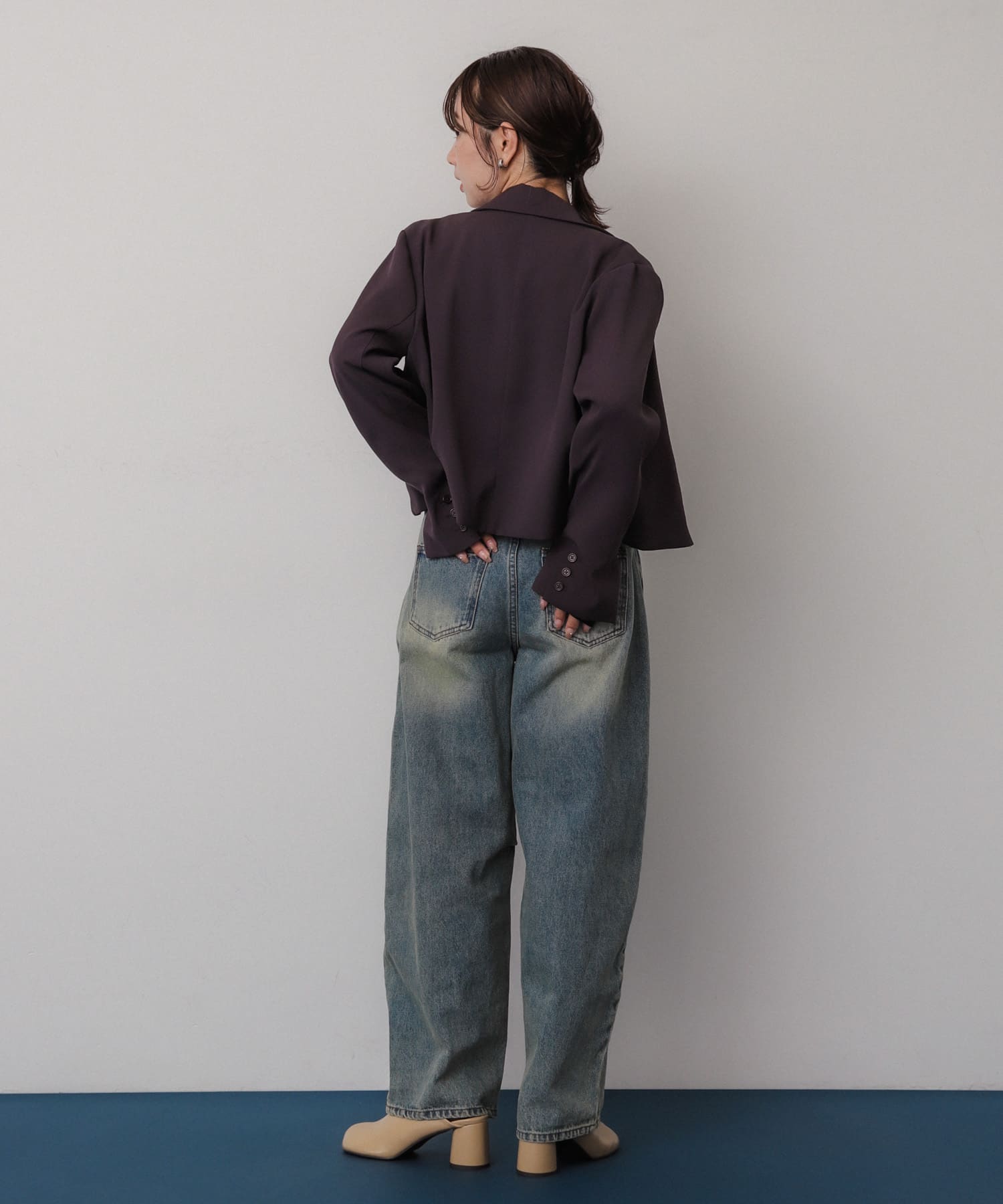 身長：158cm サイズ：one