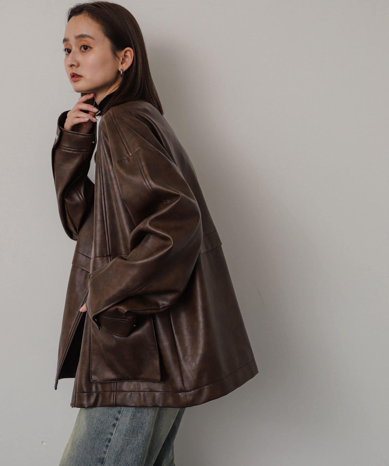 身長：169cm サイズ：one