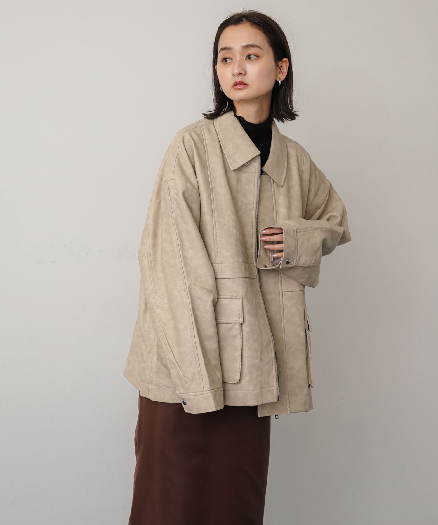 身長：169cm サイズ：one