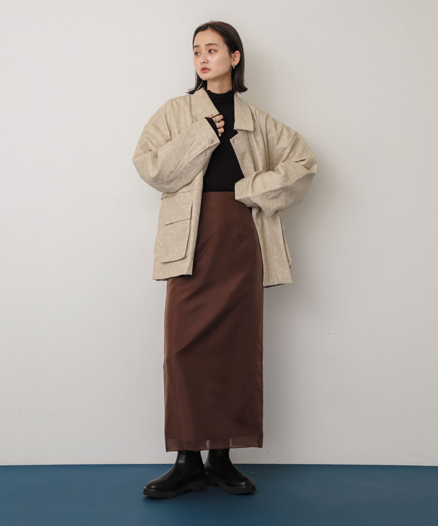 身長：169cm サイズ：one