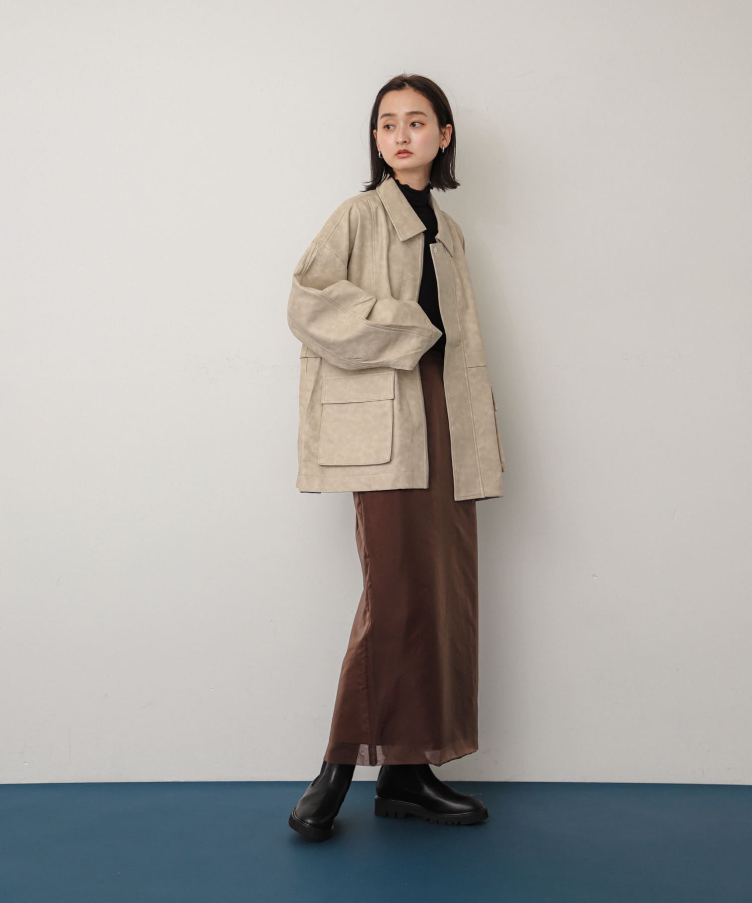 身長：169cm サイズ：one
