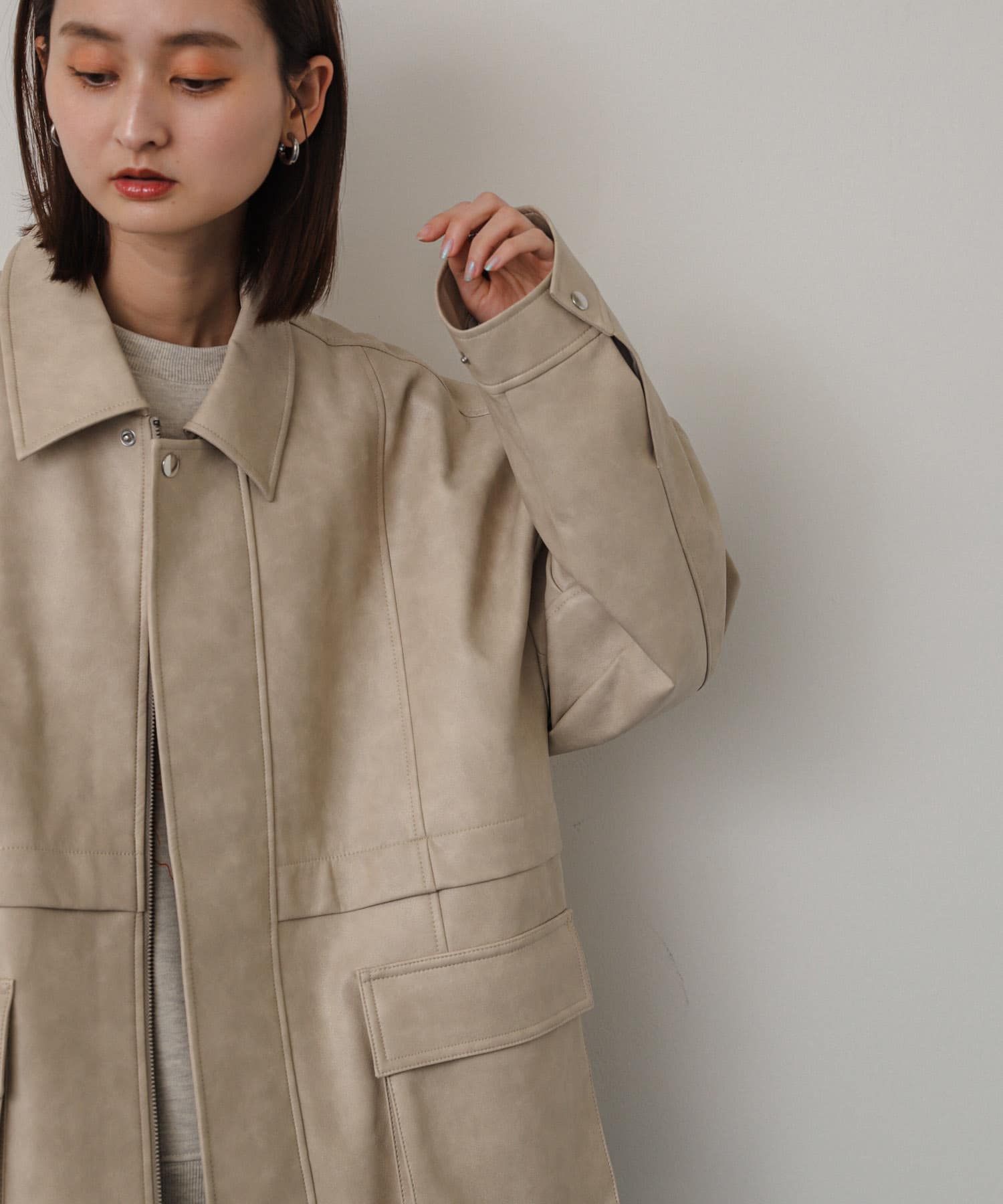 身長：169cm サイズ：one