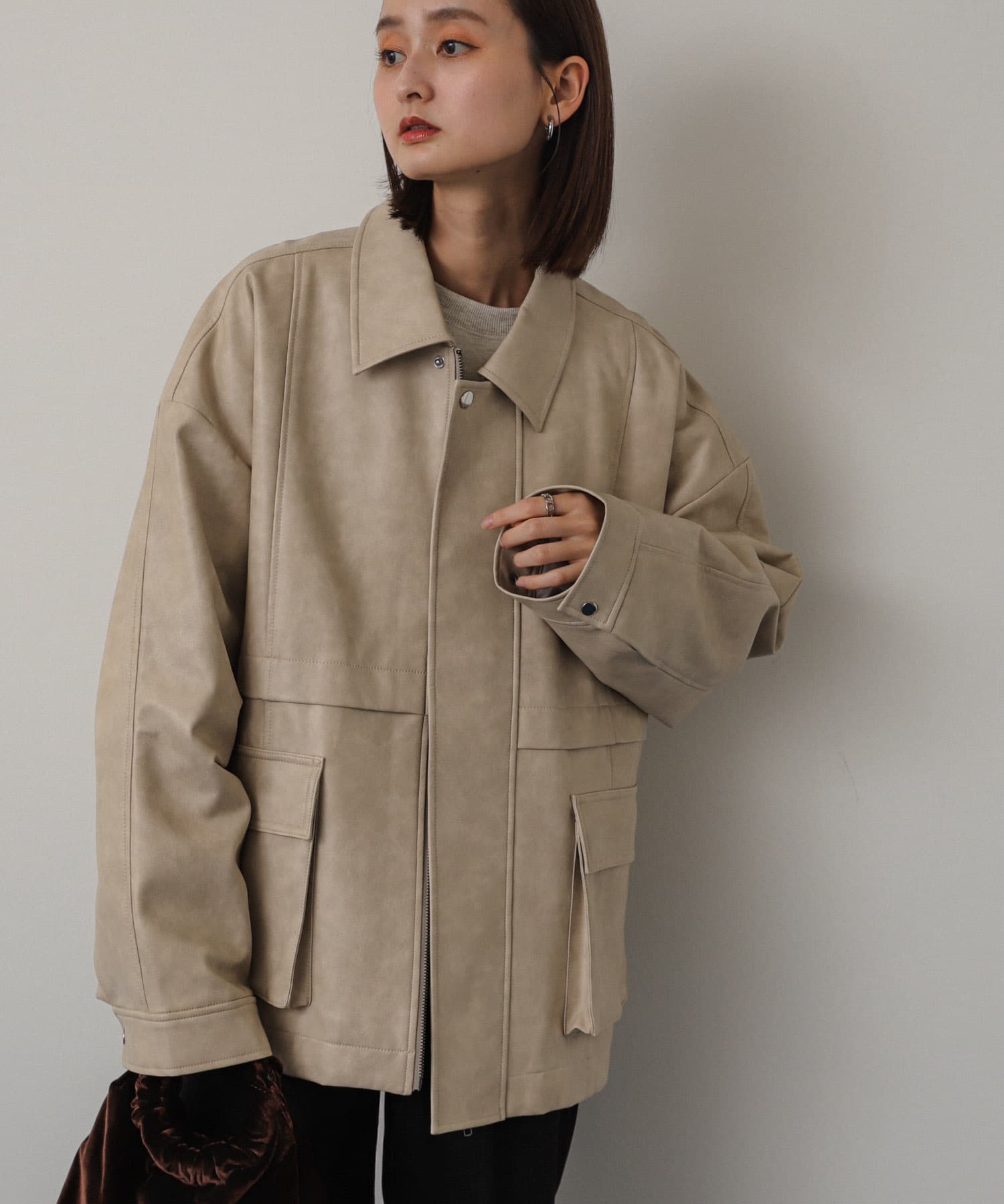 身長：169cm サイズ：one