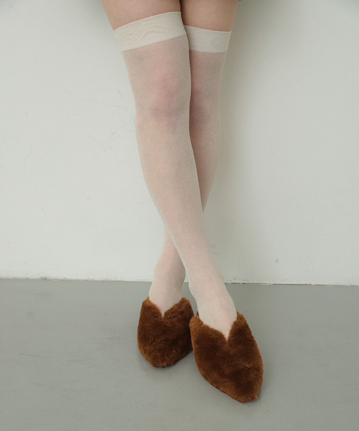 ニーハイソックス IVORY one