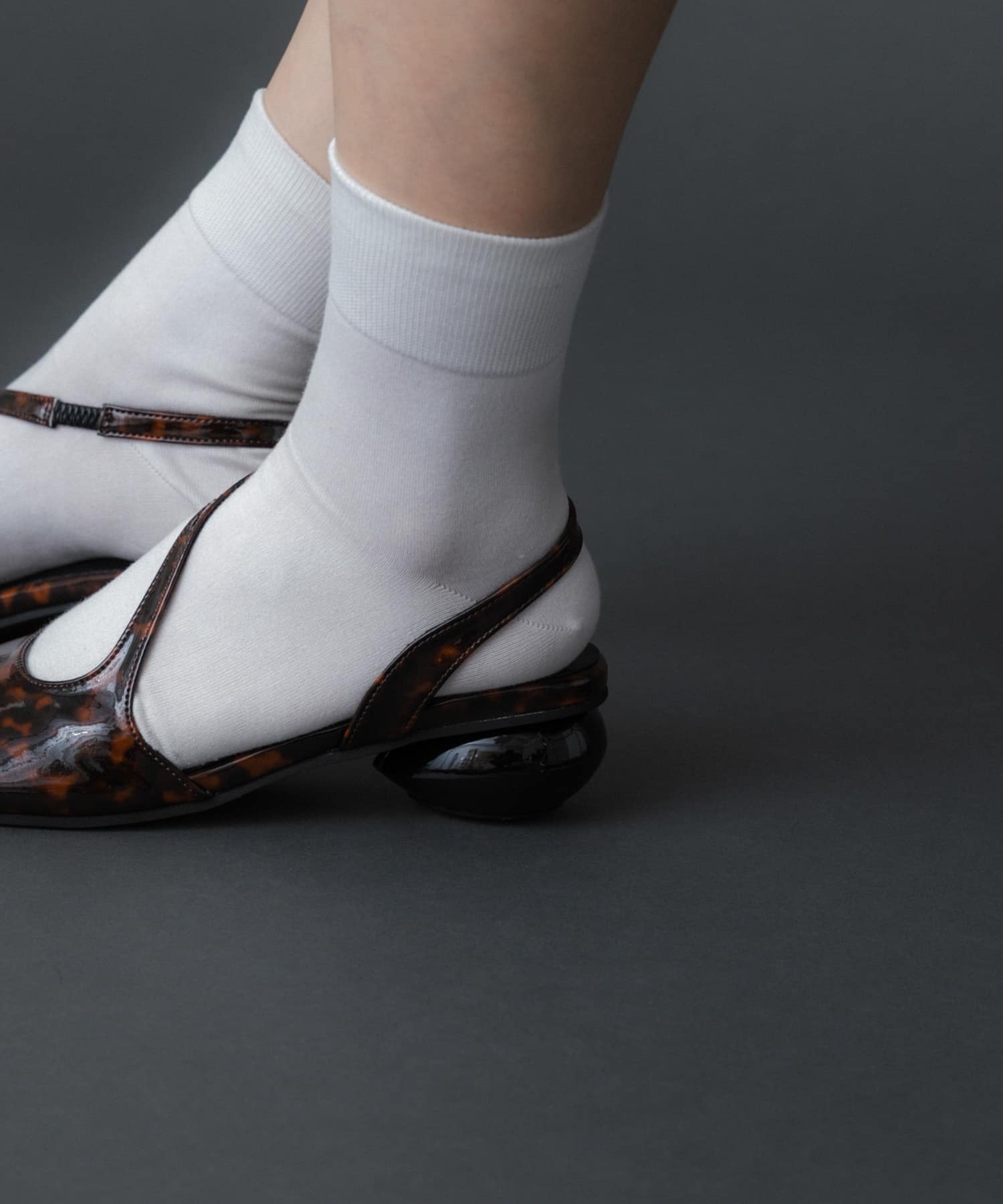 ワイドスクエアシューズ BROWN M