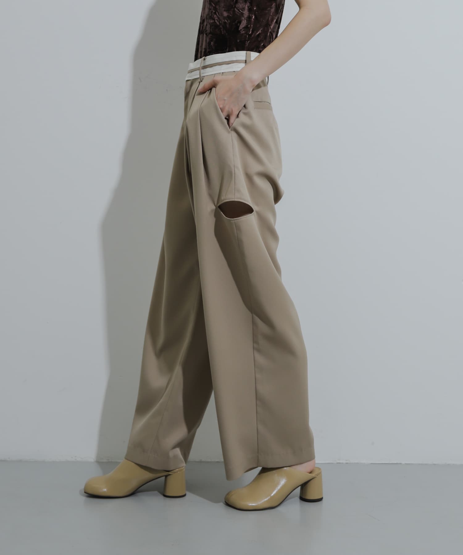 オブリークトゥサボ BEIGE L