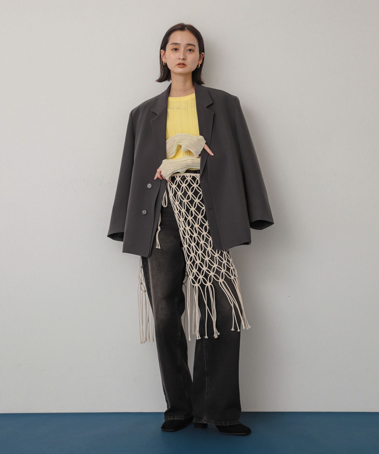 身長：169cm サイズ：one