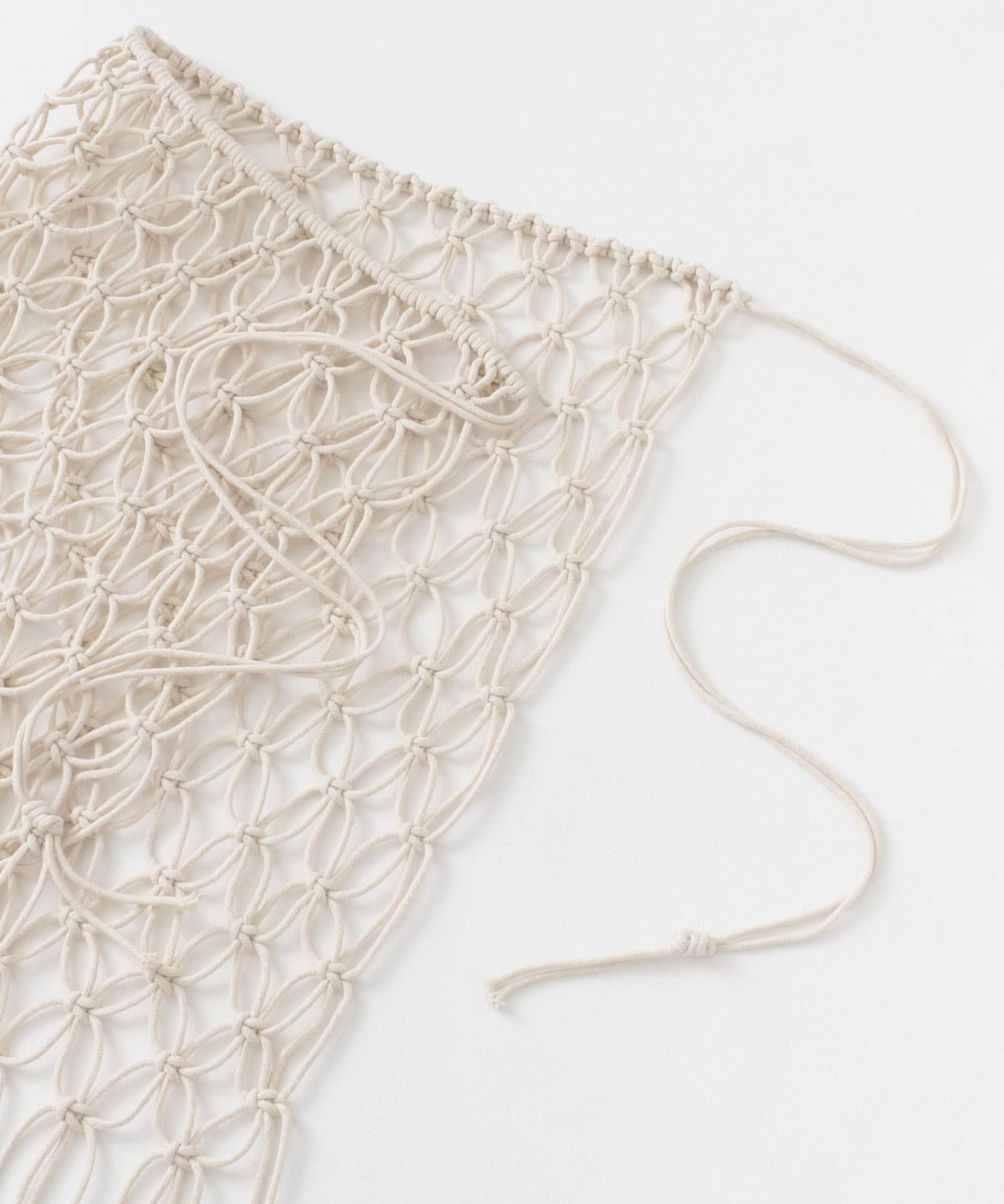 マクラメマキスカート IVORY one