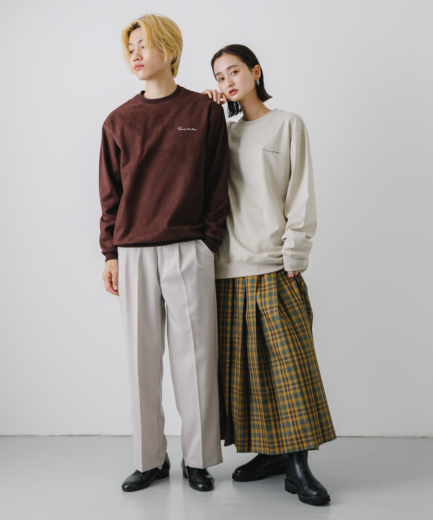 身長：176cm サイズ：L / 身長：169cm サイズ：M