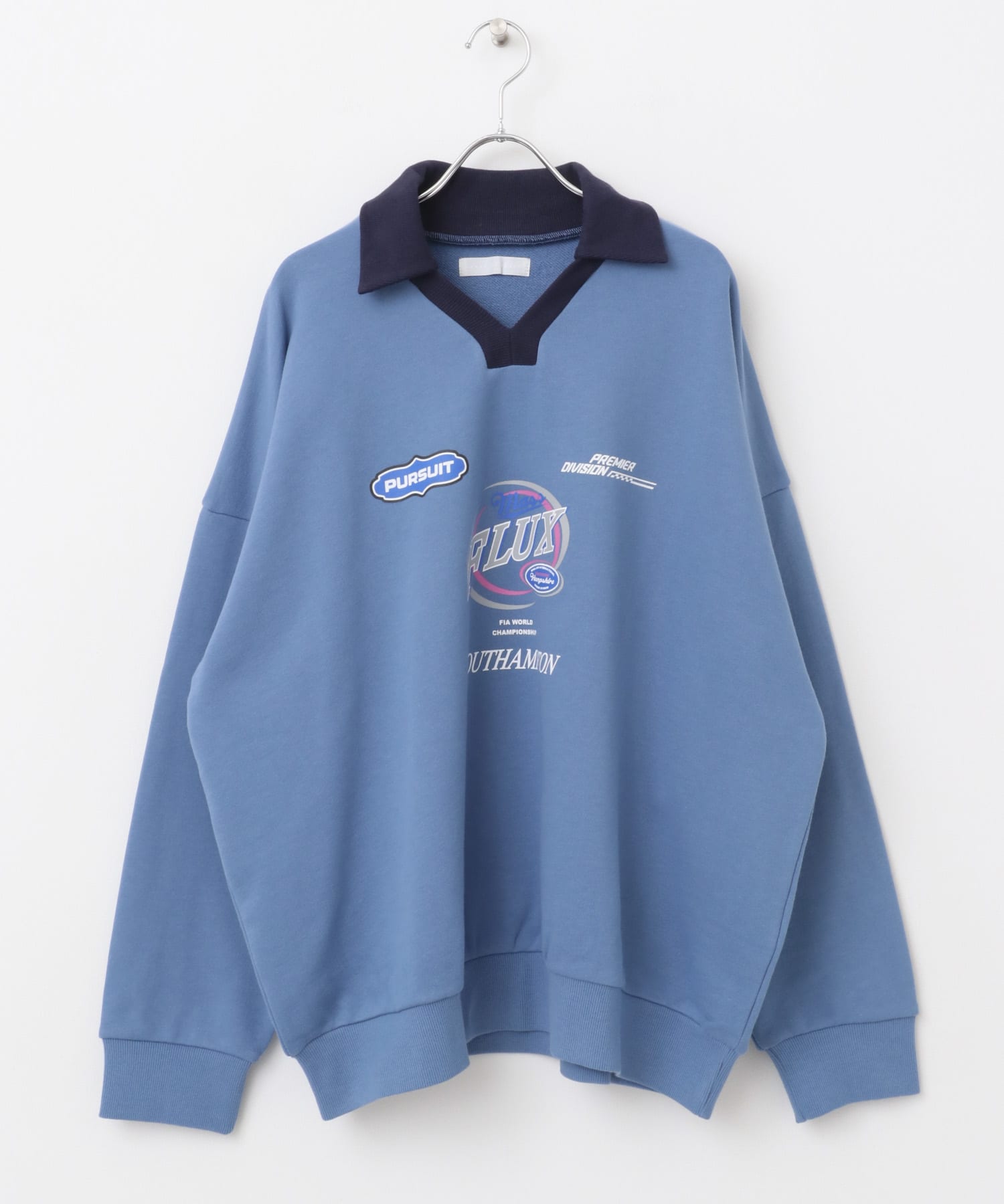 Game Graphic Long-Sleeve Sweat BLUE M