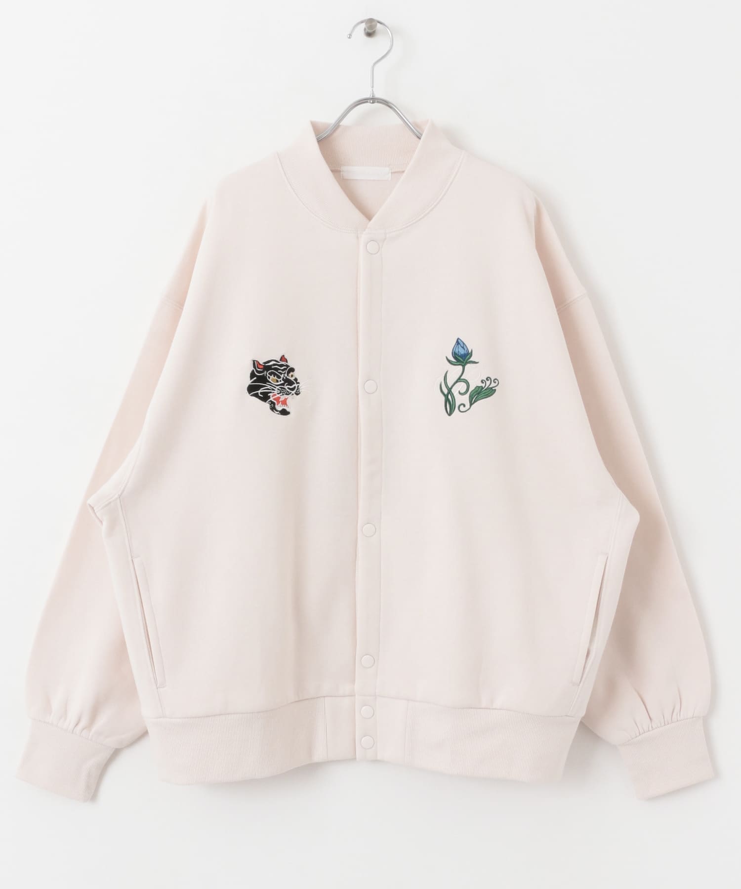 シシュウスウェットブルゾン IVORY M