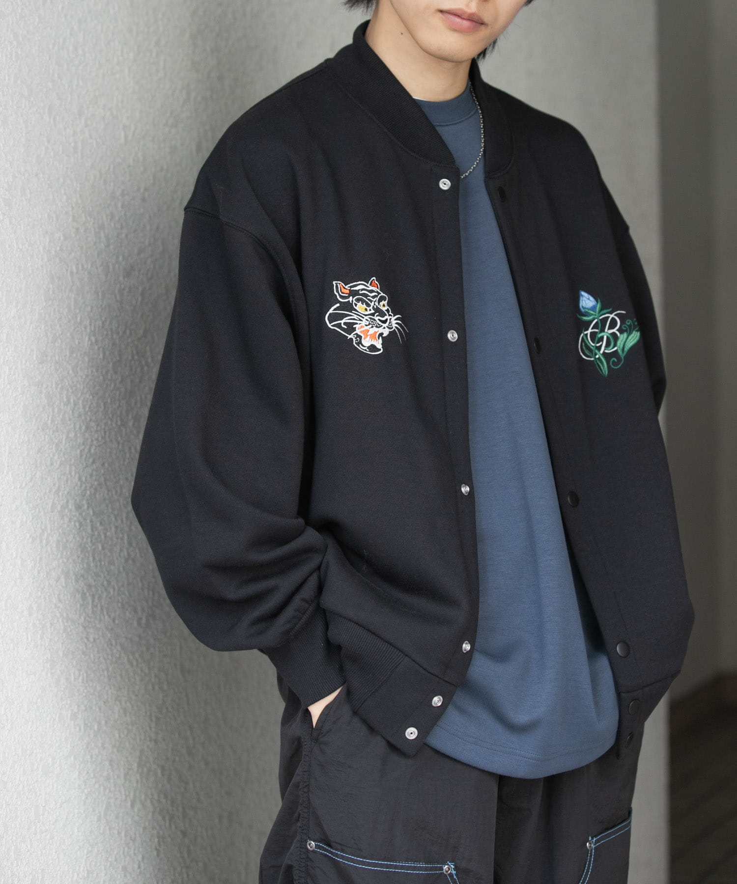 シシュウスウェットブルゾン