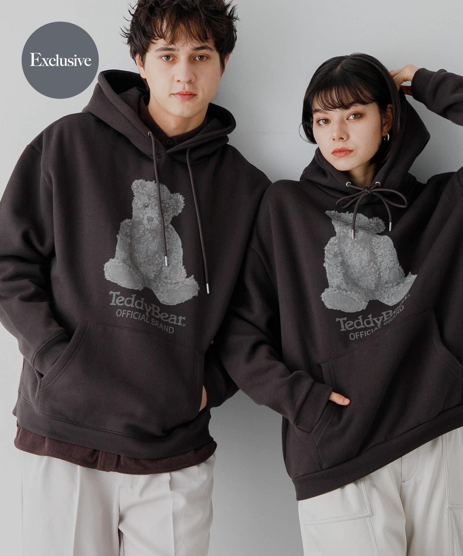 『別注』TeddyBear×SENSE OF PLACE　テディベアパーカー BROWN M