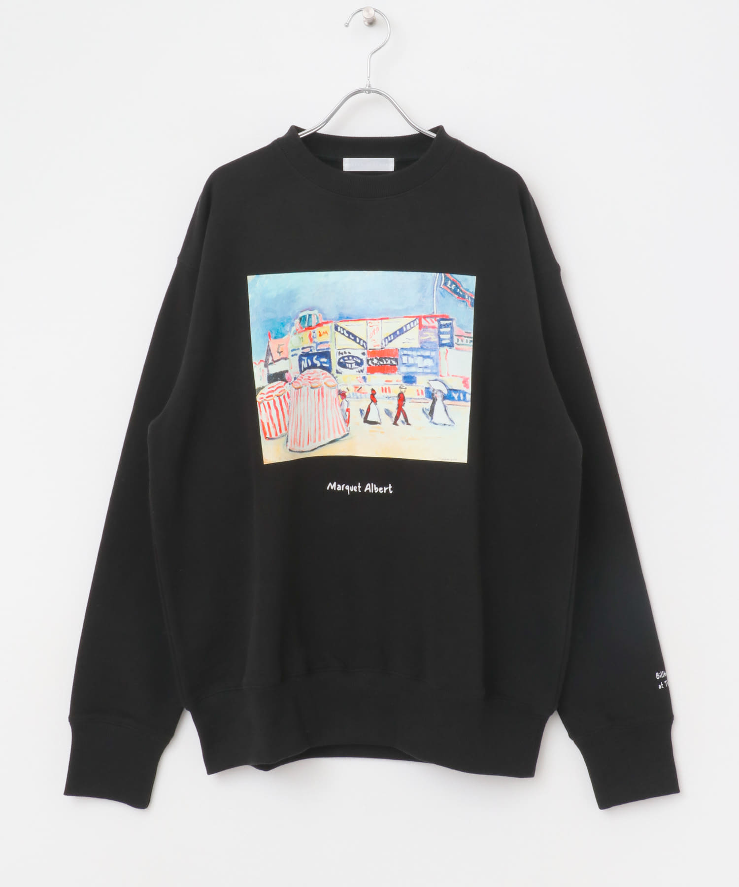『別注』Albert Marquet プリントスウェット BLACK M