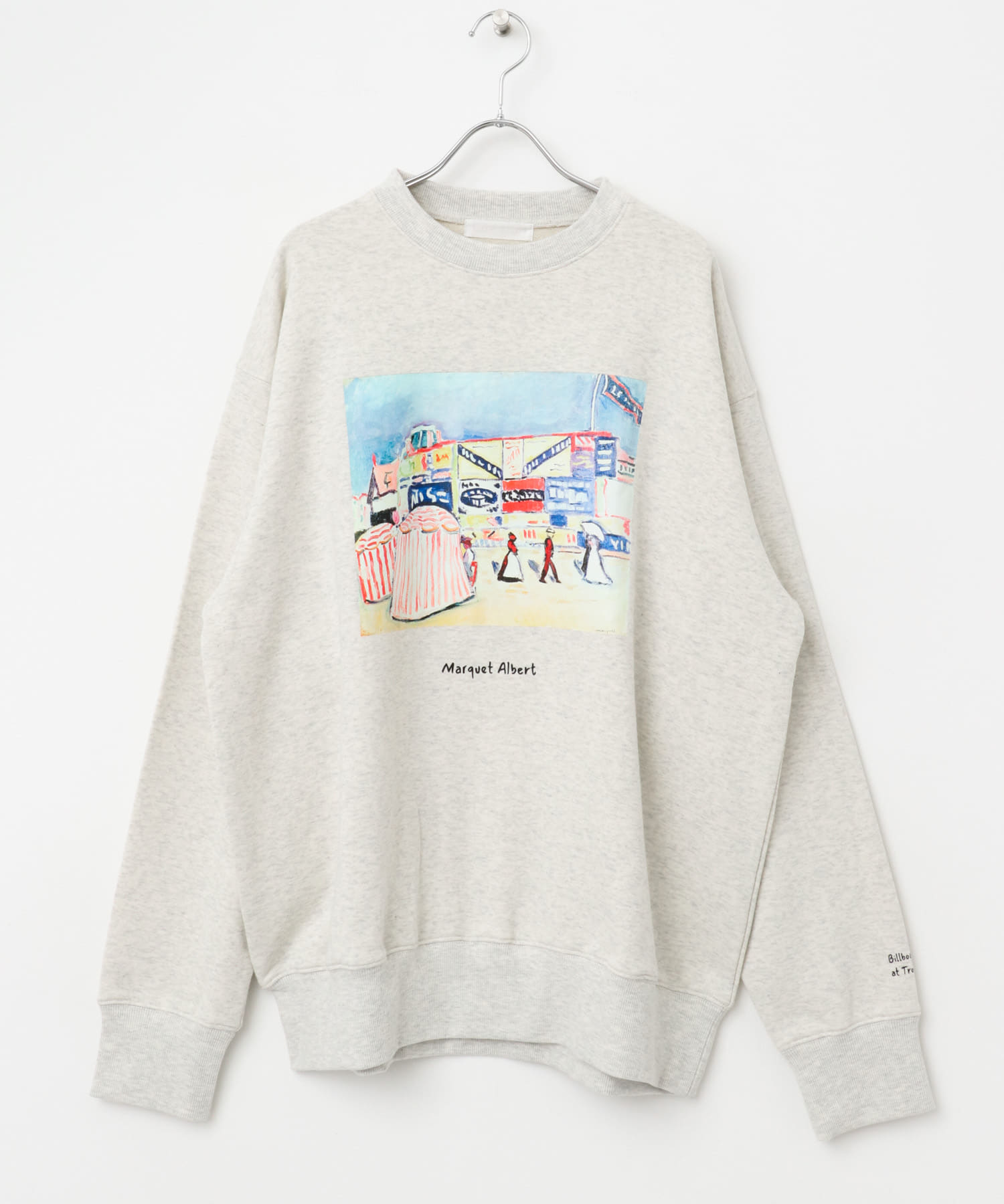 『別注』Albert Marquet プリントスウェット GRAY M