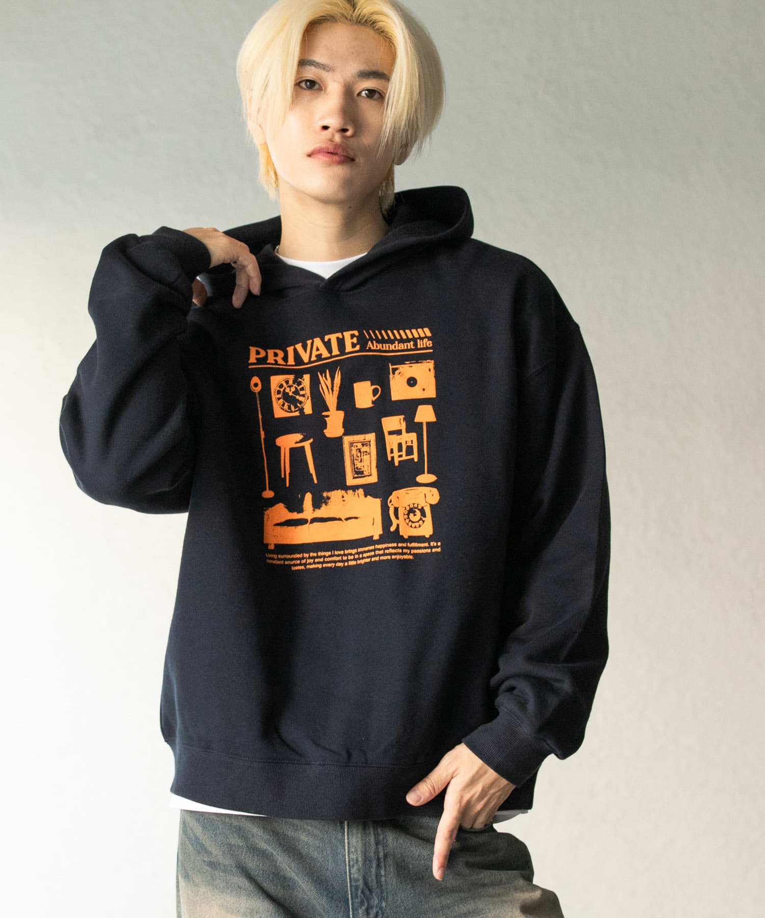 身長：176cm サイズ：L