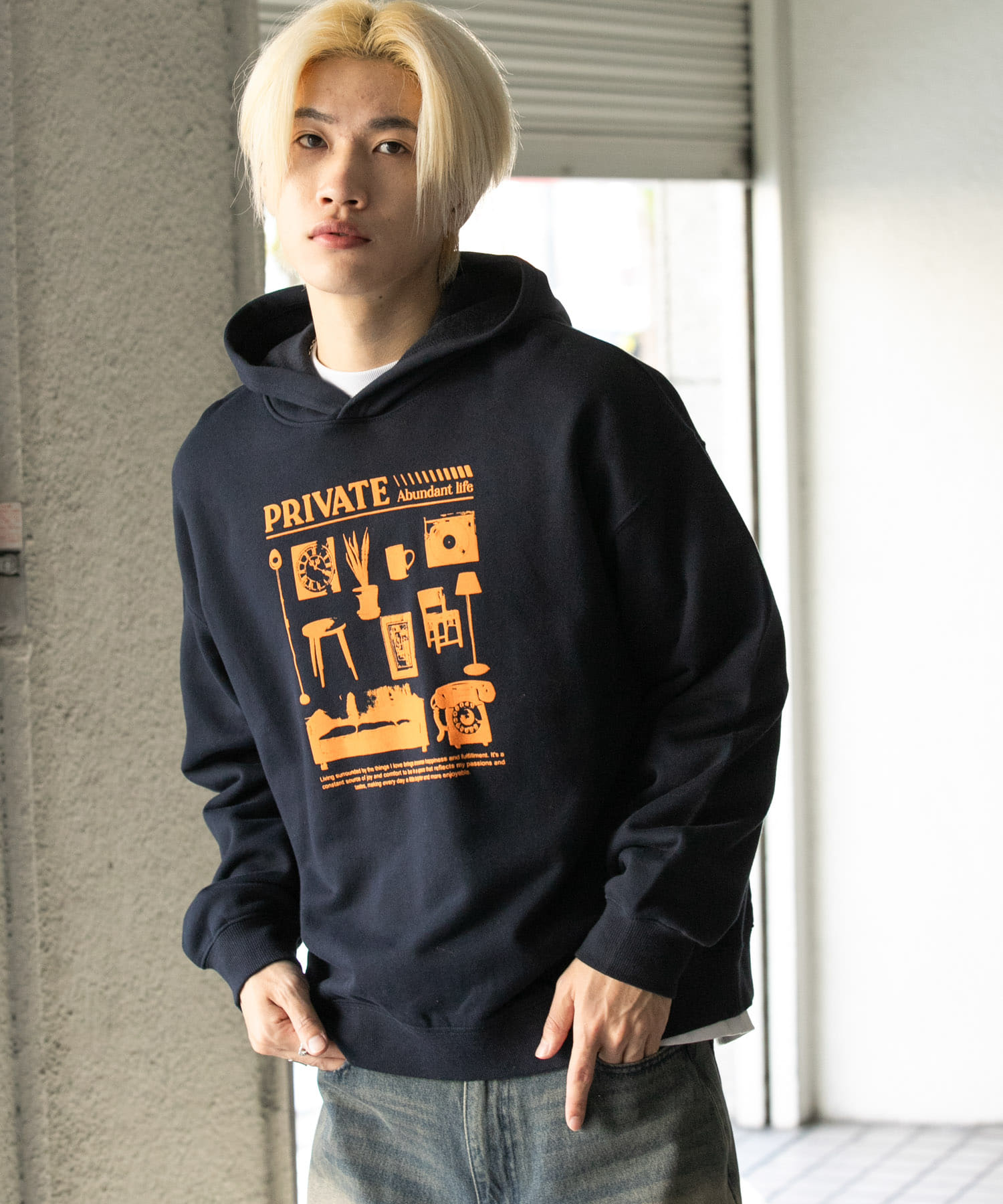 身長：176cm サイズ：L