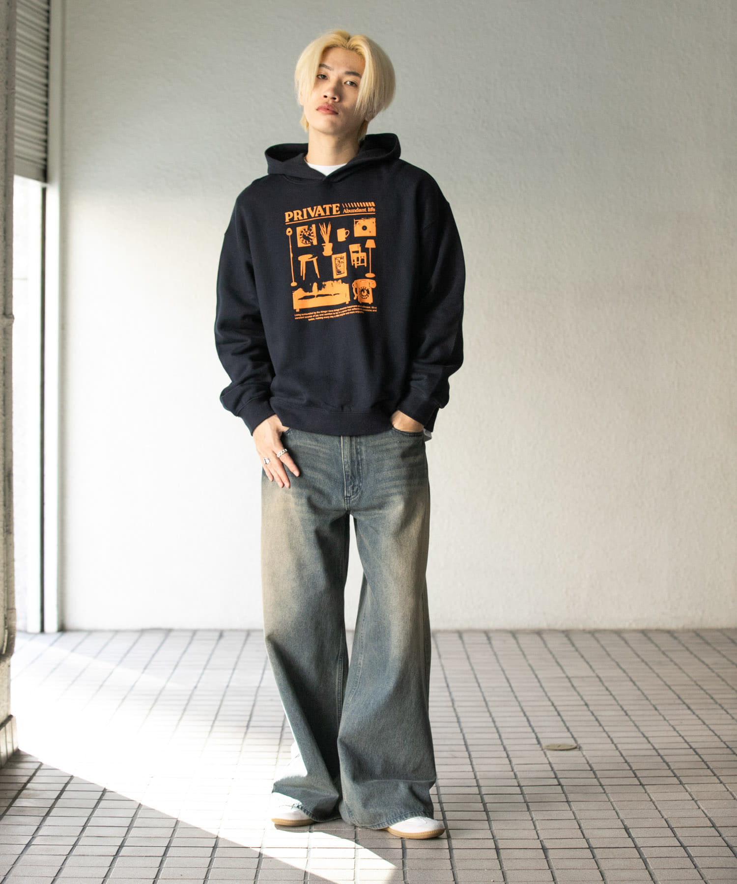 身長：176cm サイズ：L