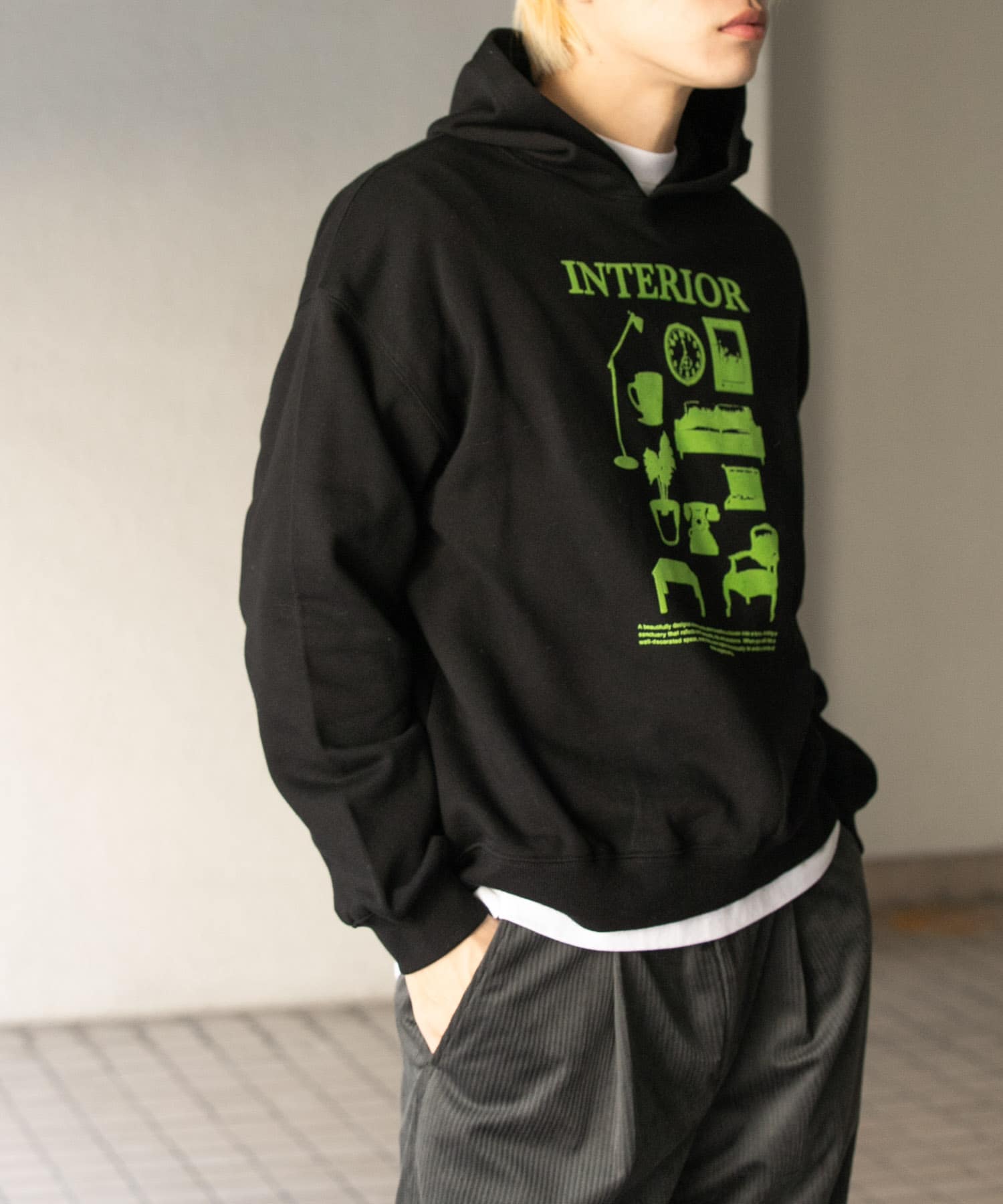 Furniture Graphic hoodie(M BLACK): トップス｜URBAN RESEARCH公式