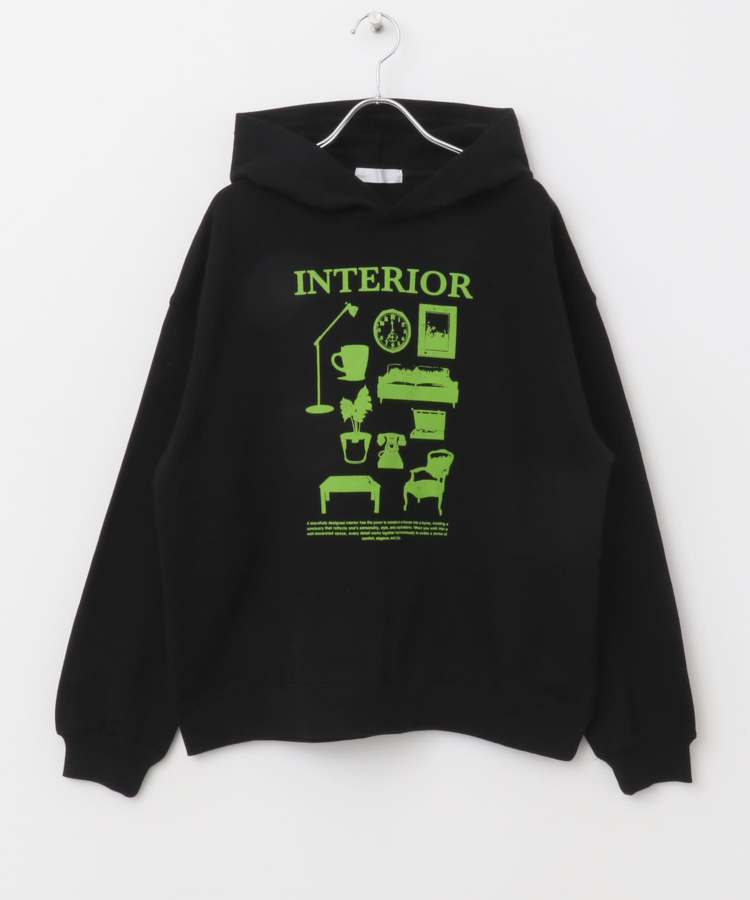 Furniture Graphic hoodie(M BLACK): トップス｜URBAN RESEARCH公式