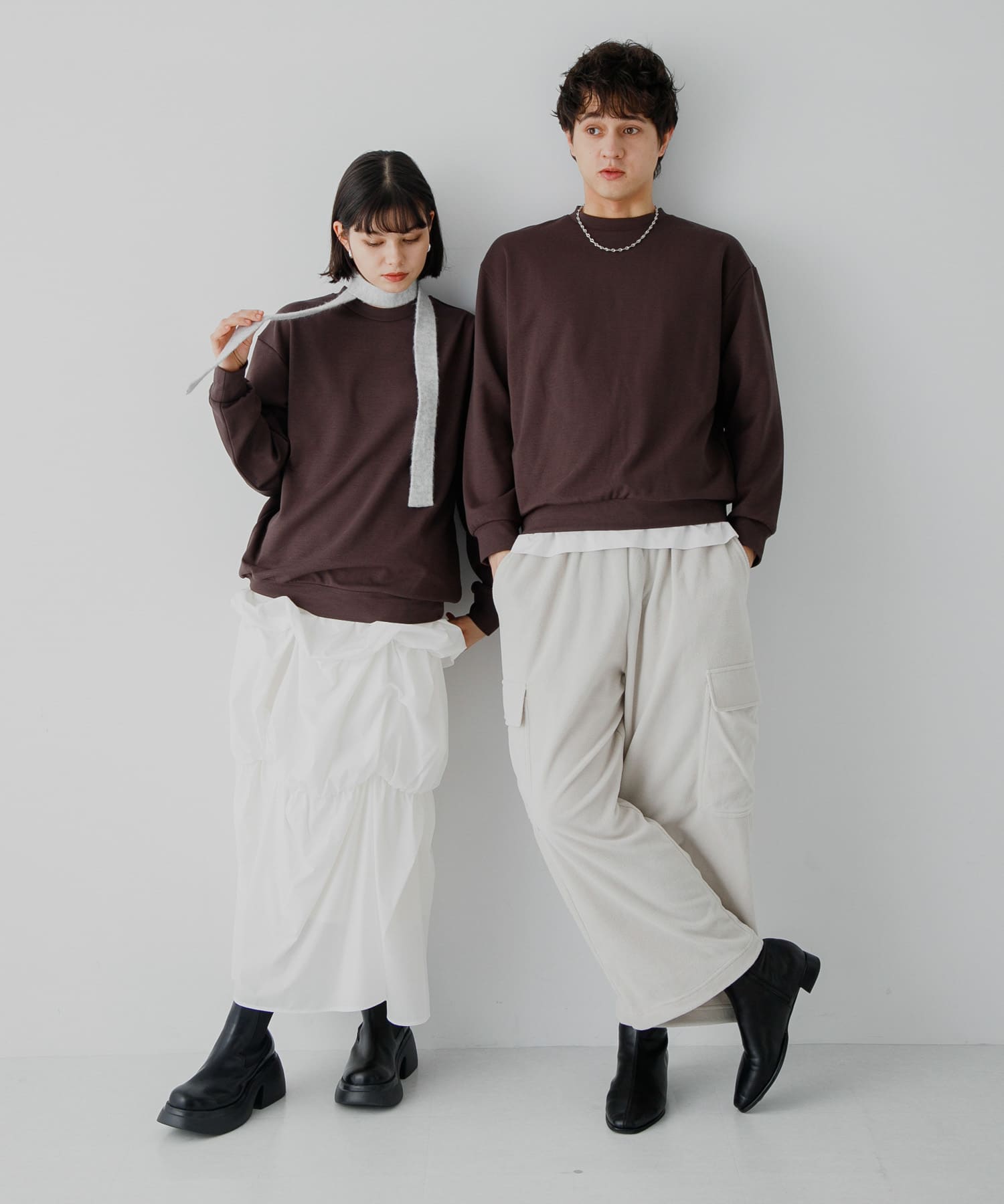 身長：184cm サイズ：L / 身長：168cm サイズ：M