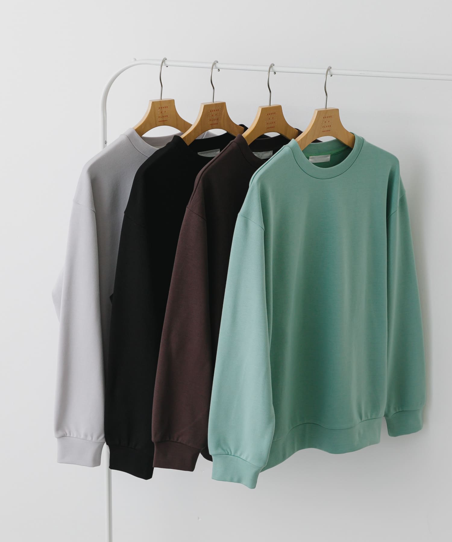 ダンボールポンチクルーネックスウェット MINT M