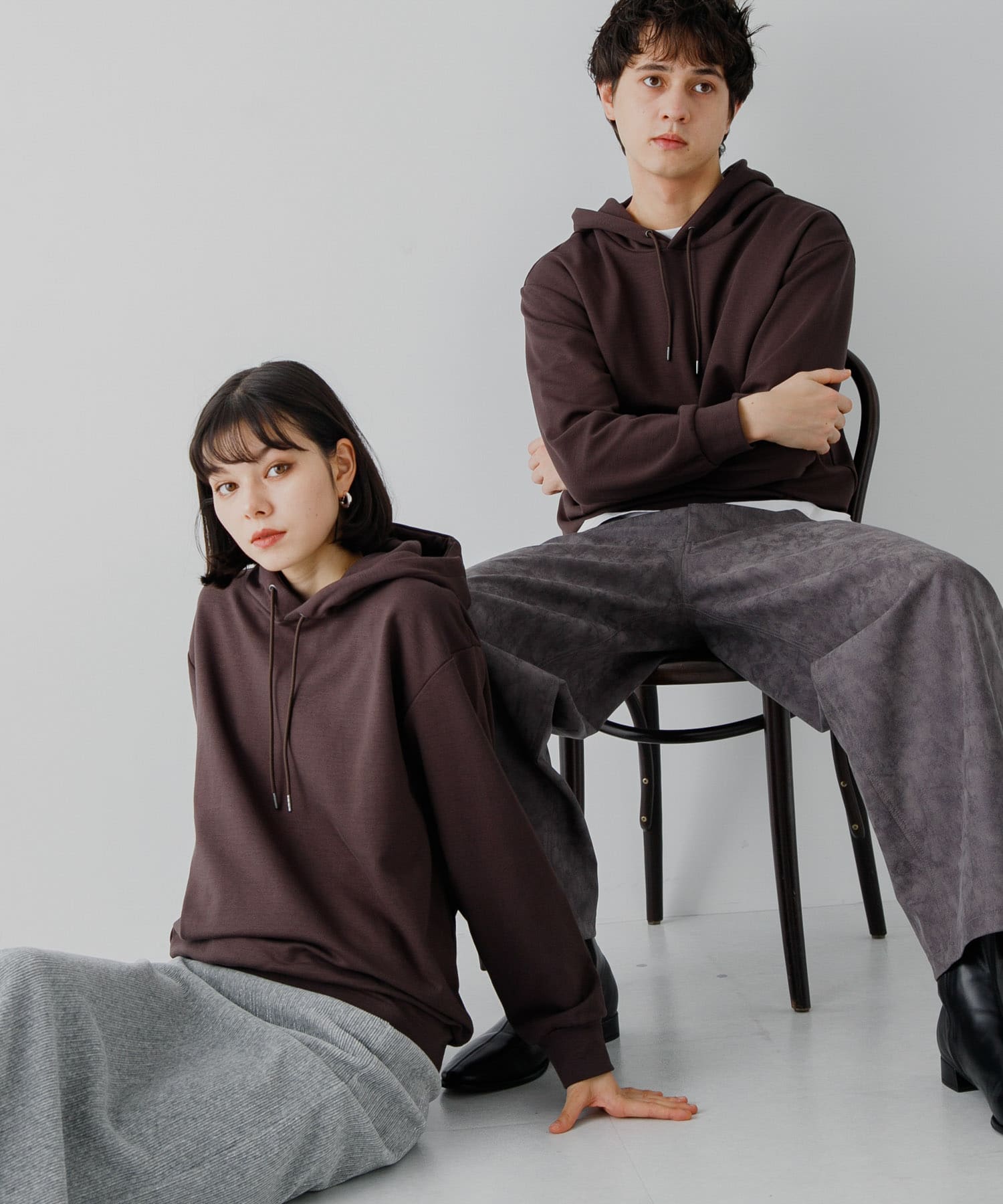 身長：184cm サイズ：L / 身長：168cm サイズ：M