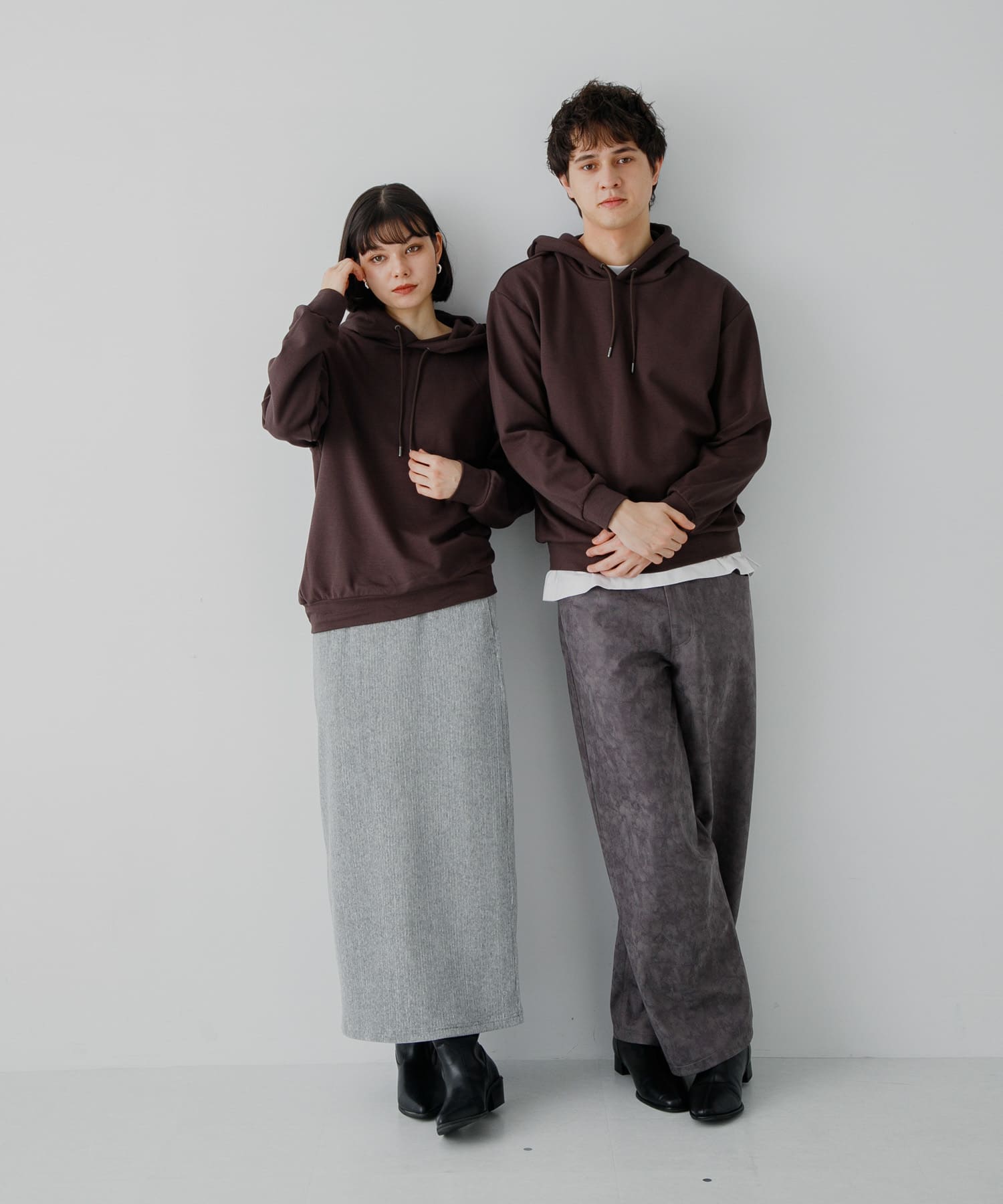 身長：184cm サイズ：L / 身長：168cm サイズ：M