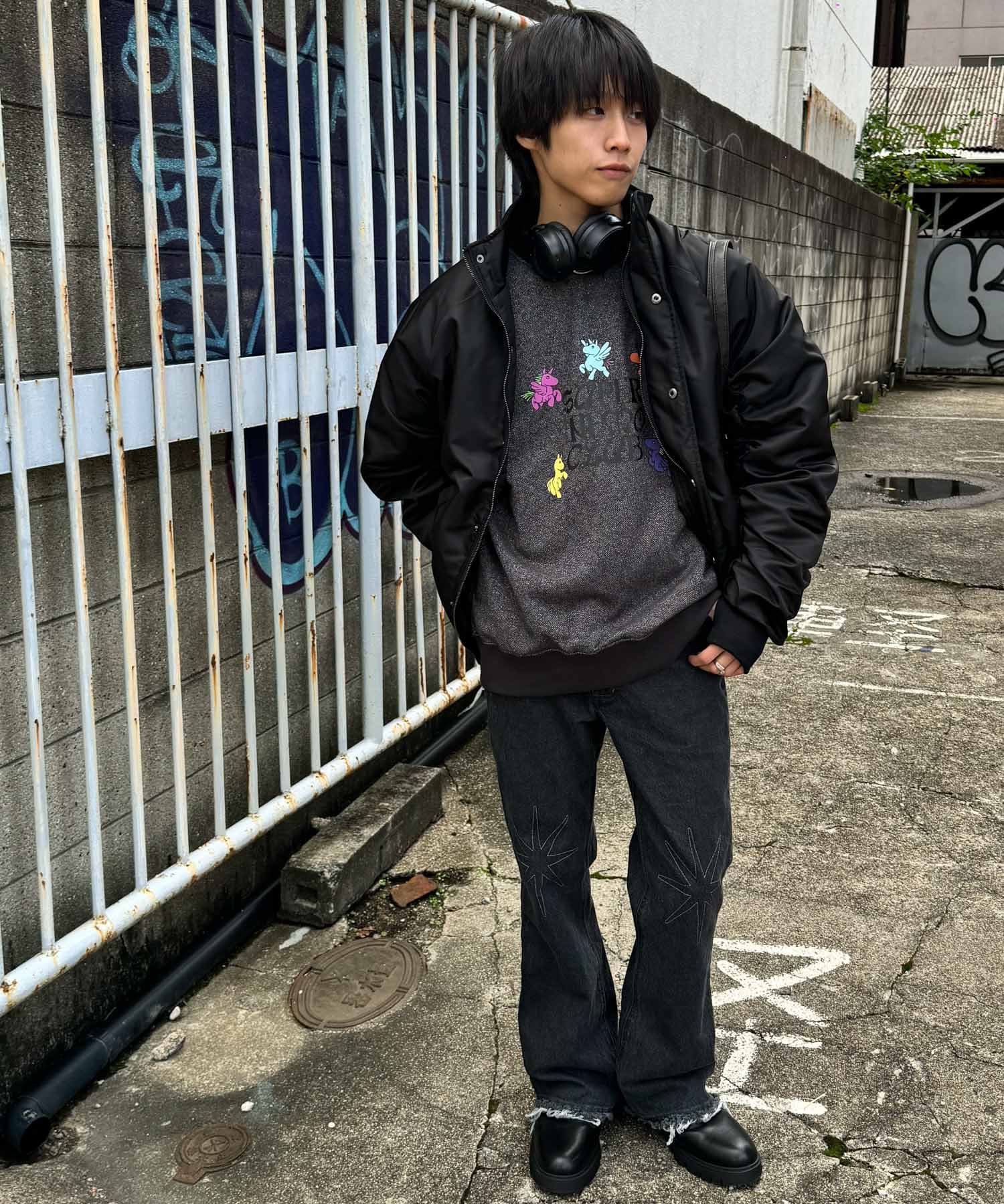 身長：172cm サイズ：L