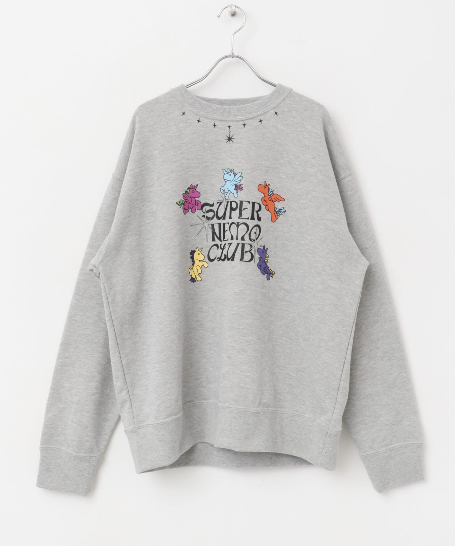 『別注』SHUHEI KOKI×SENSE OF PLACE　ラメスウェット GRAY M
