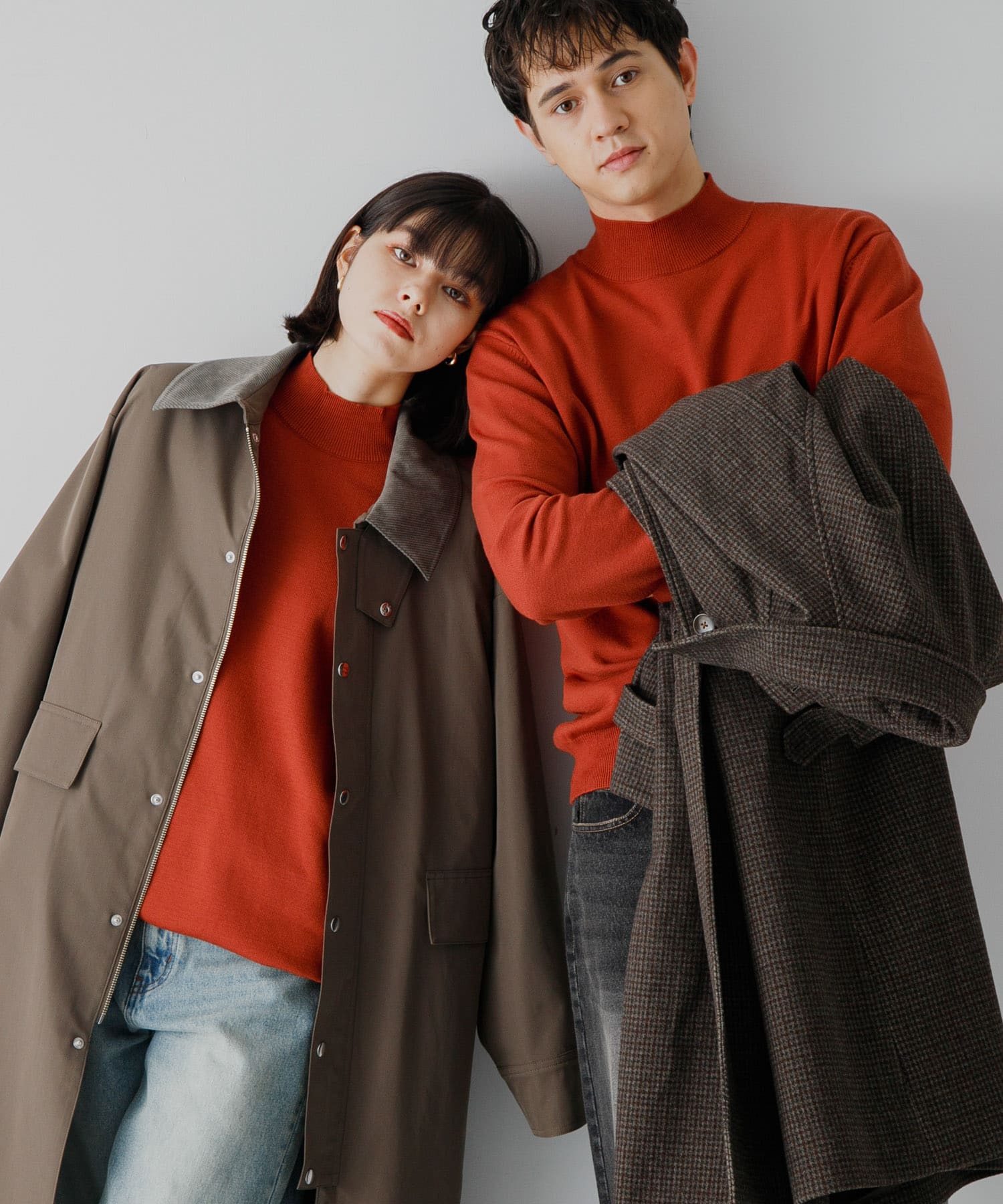 身長：184cm サイズ：L / 身長：168cm サイズ：M