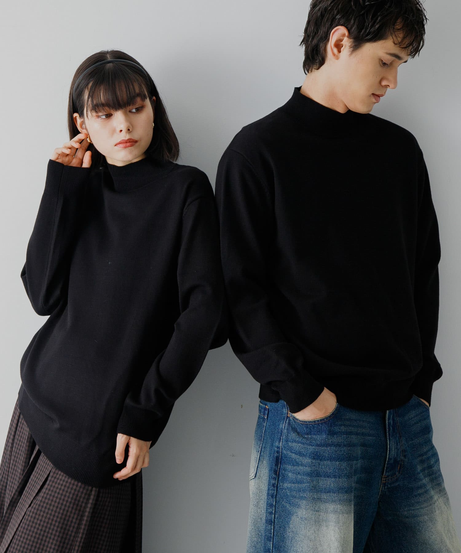 身長：184cm サイズ：L / 身長：168cm サイズ：M