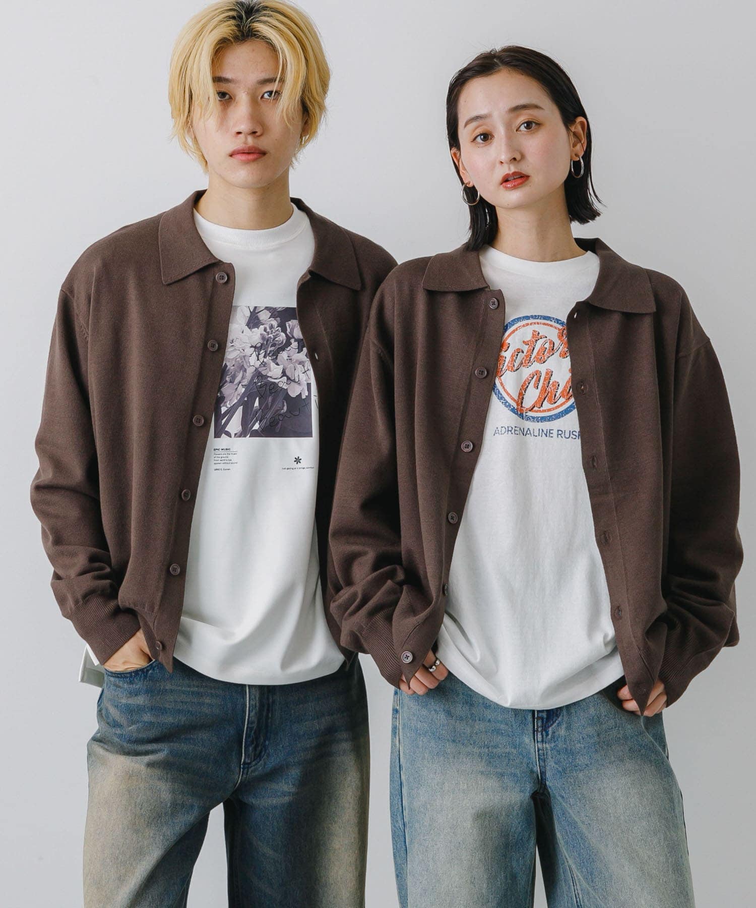 身長：176cm サイズ：L / 身長：169cm サイズ：M