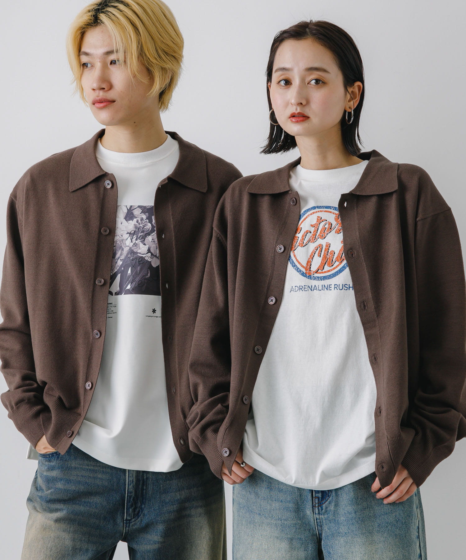 身長：176cm サイズ：L / 身長：169cm サイズ：M