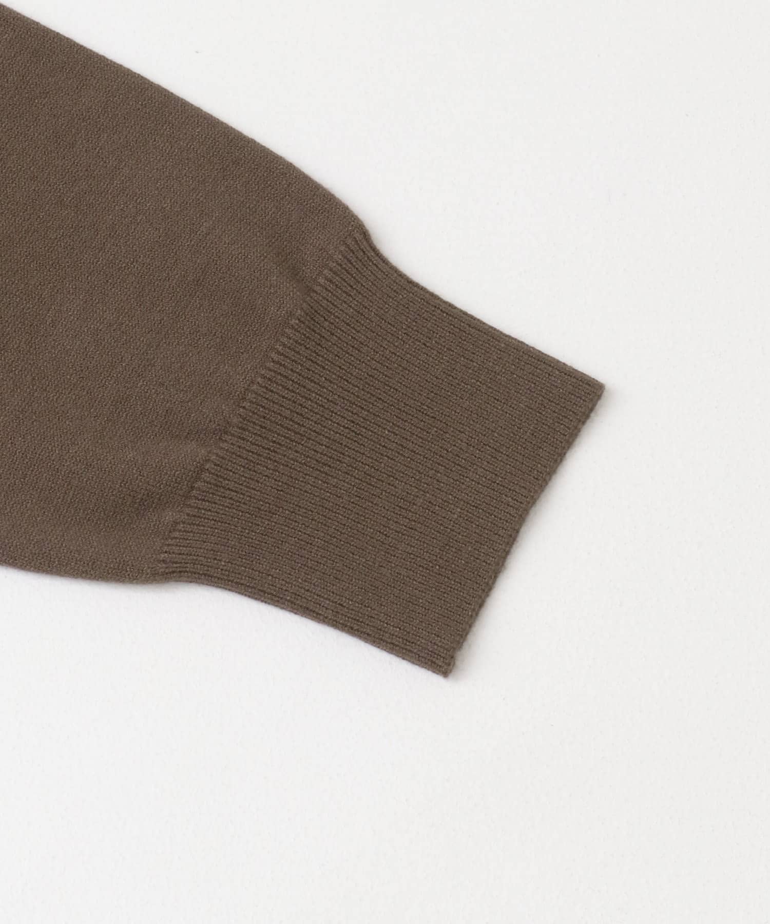 『ユニセックス』『洗濯可』ストレッチシャツカーディガン BROWN M