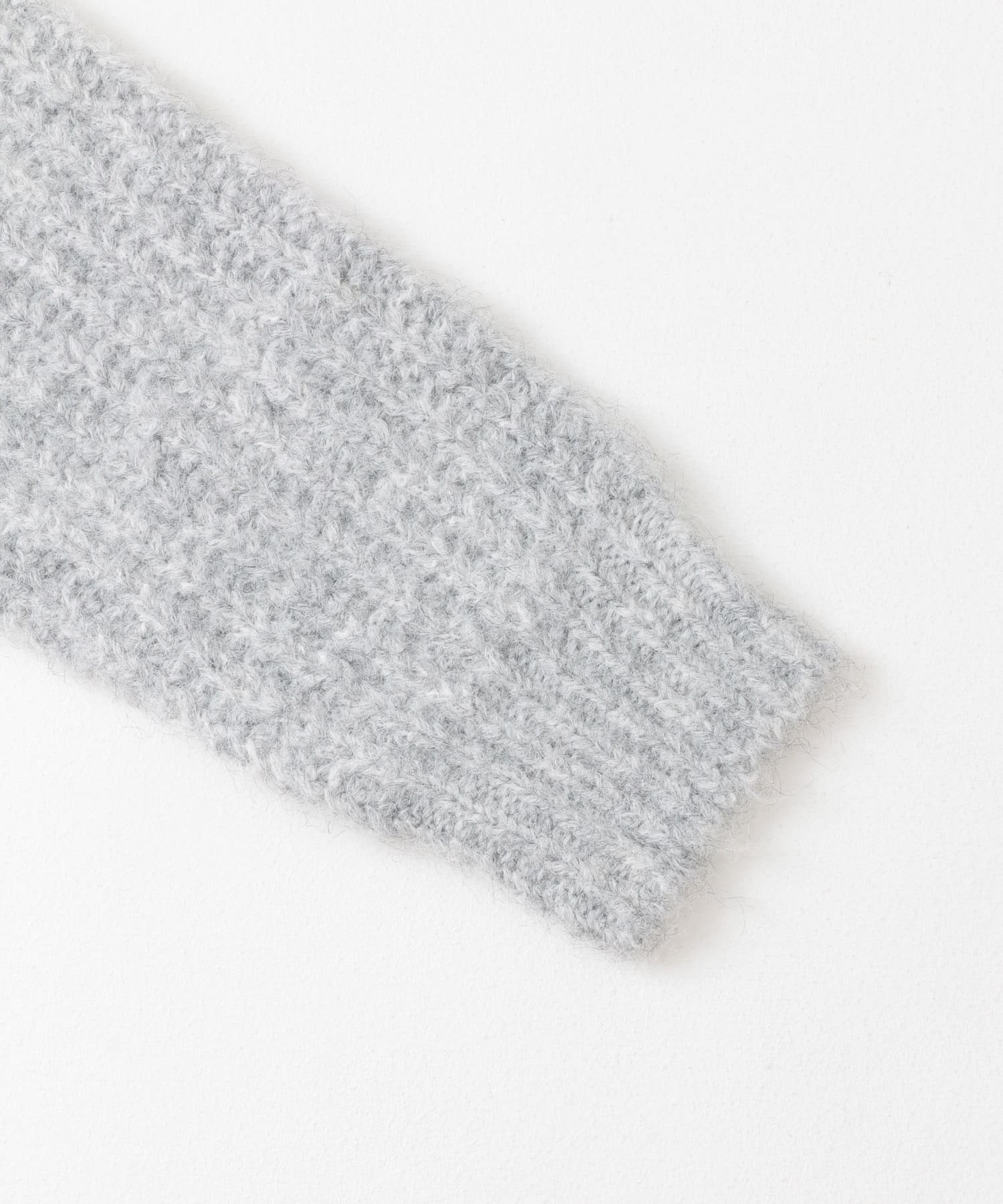 シャギークルーネックニット L.GRAY M