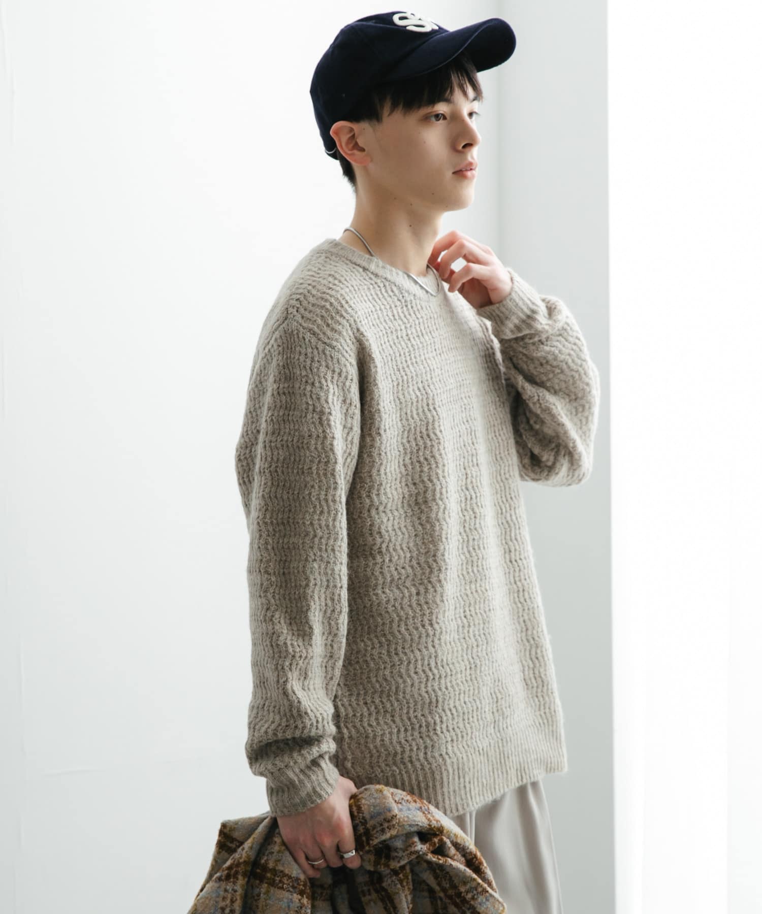 『ユニセックス』ローゲージカラーニット