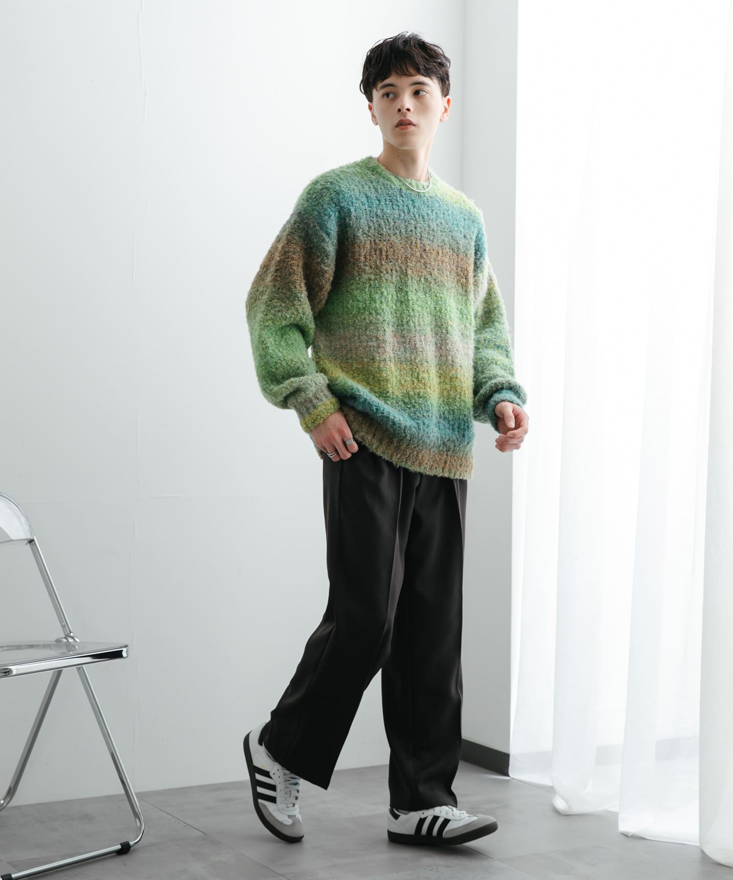 身長：173cm サイズ：L