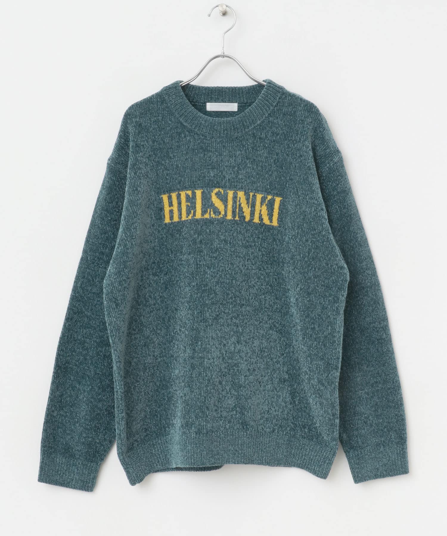 モールロゴグラフィックニット BLUE M
