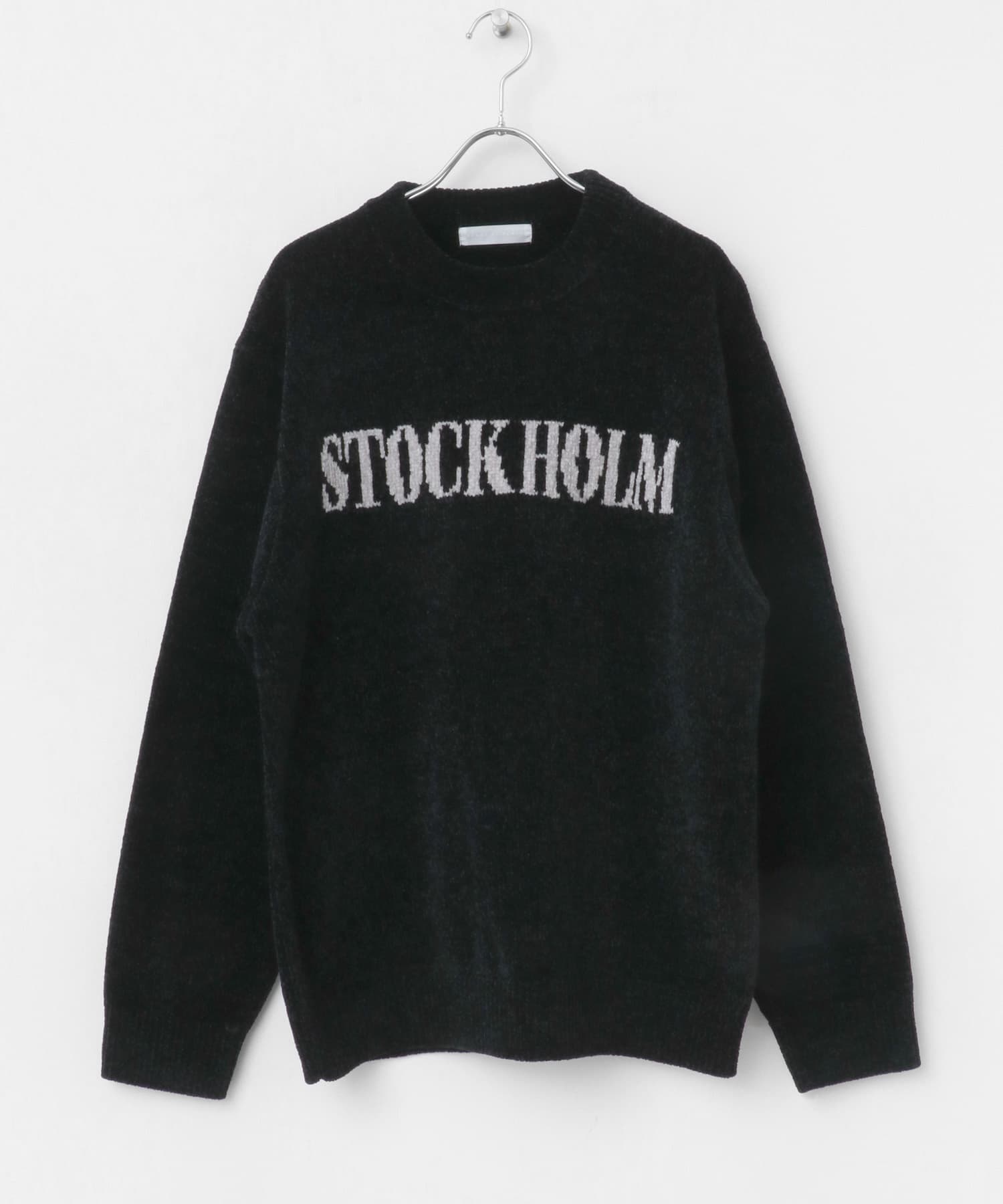モールロゴグラフィックニット BLACK M