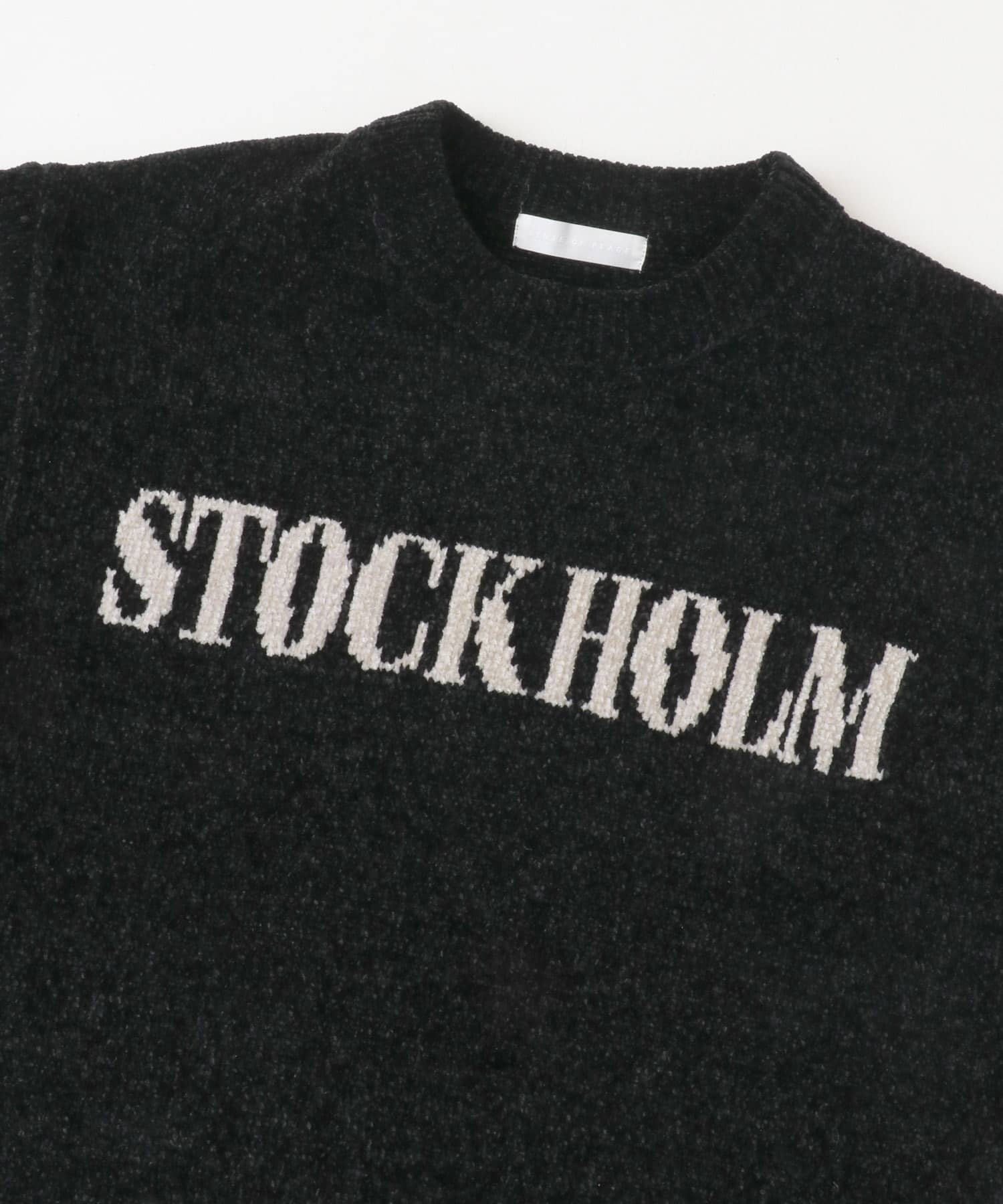 モールロゴグラフィックニット BLACK M