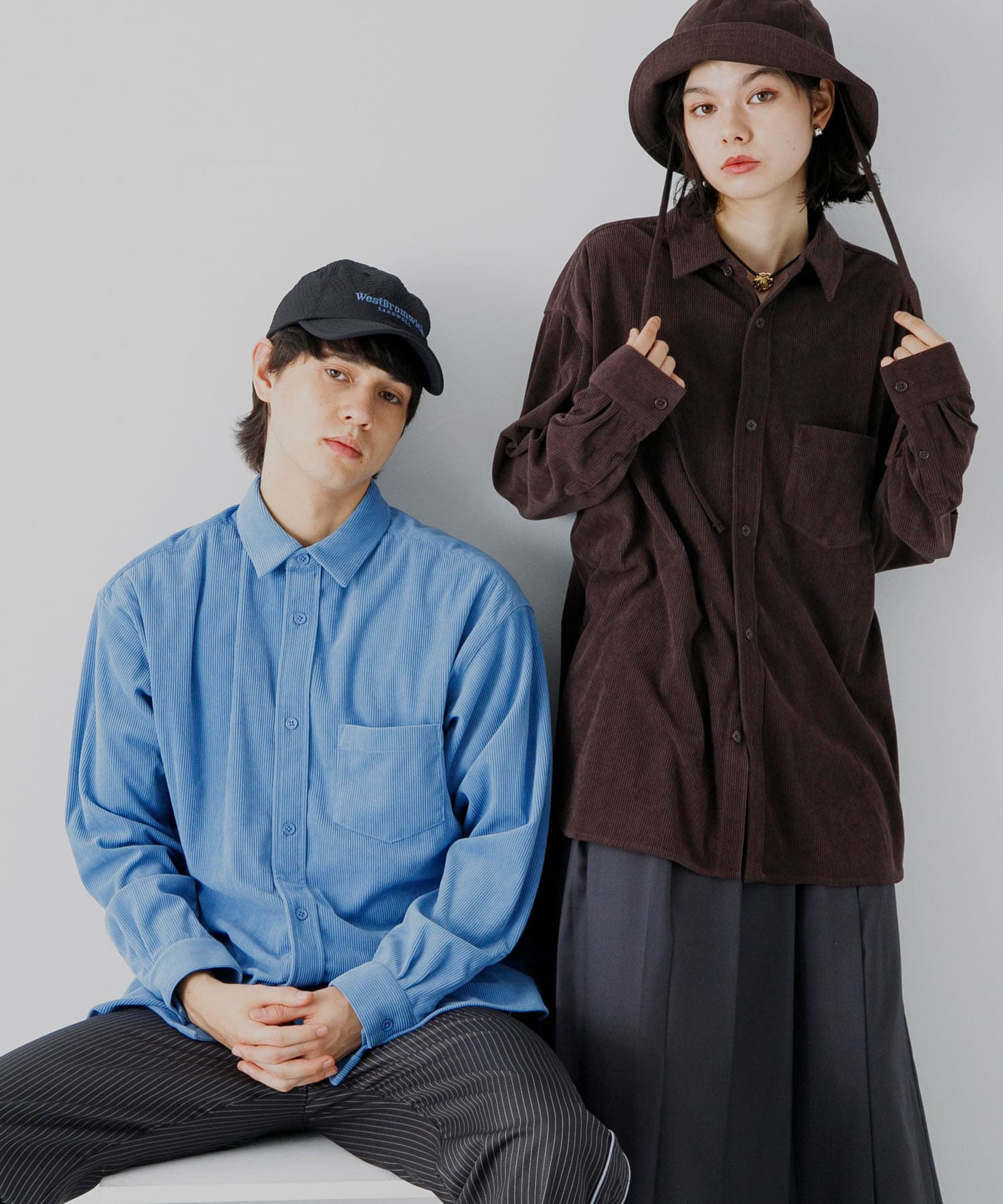身長：184cm サイズ：L / 身長：168cm サイズ：L