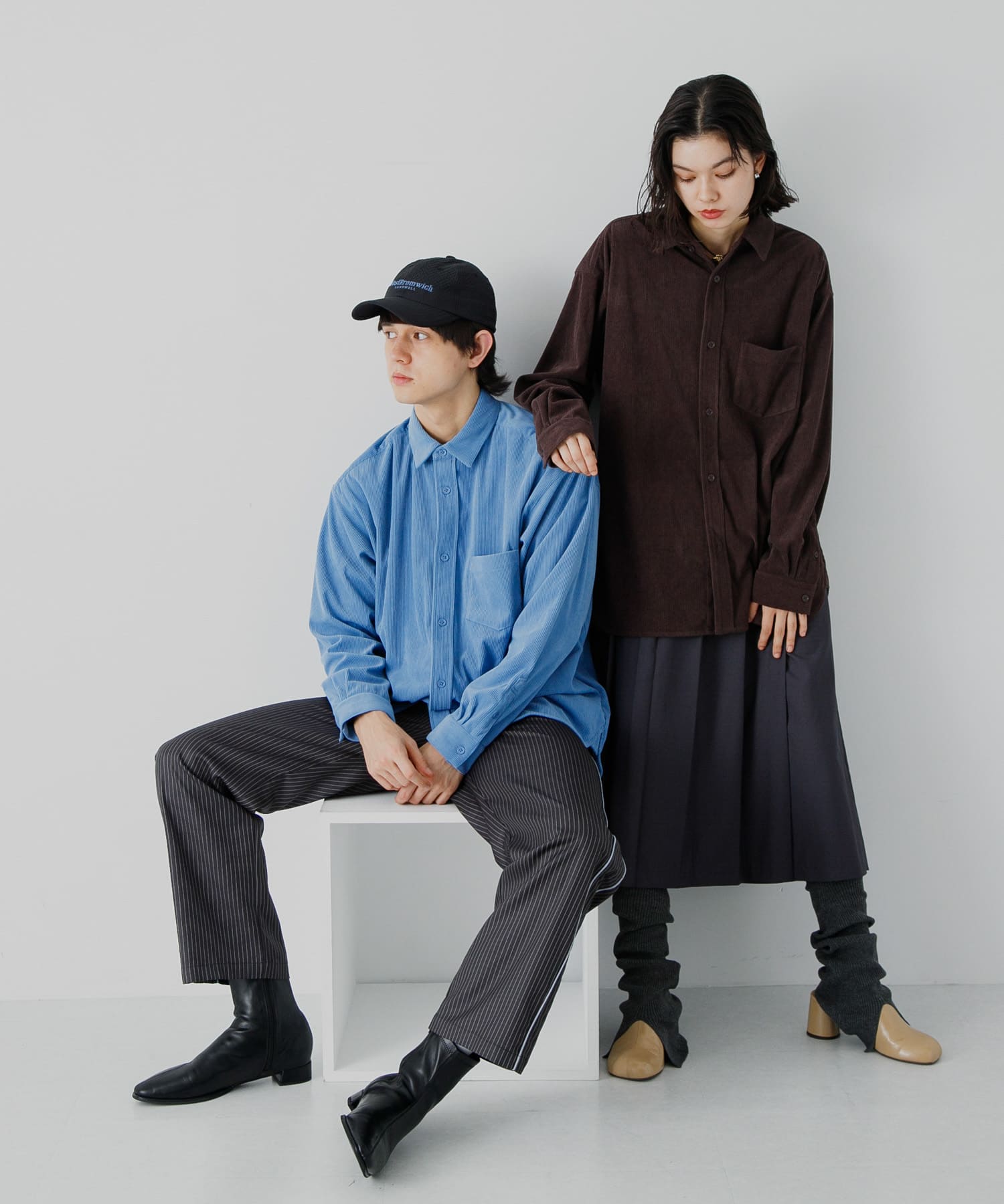 身長：184cm サイズ：L / 身長：168cm サイズ：L