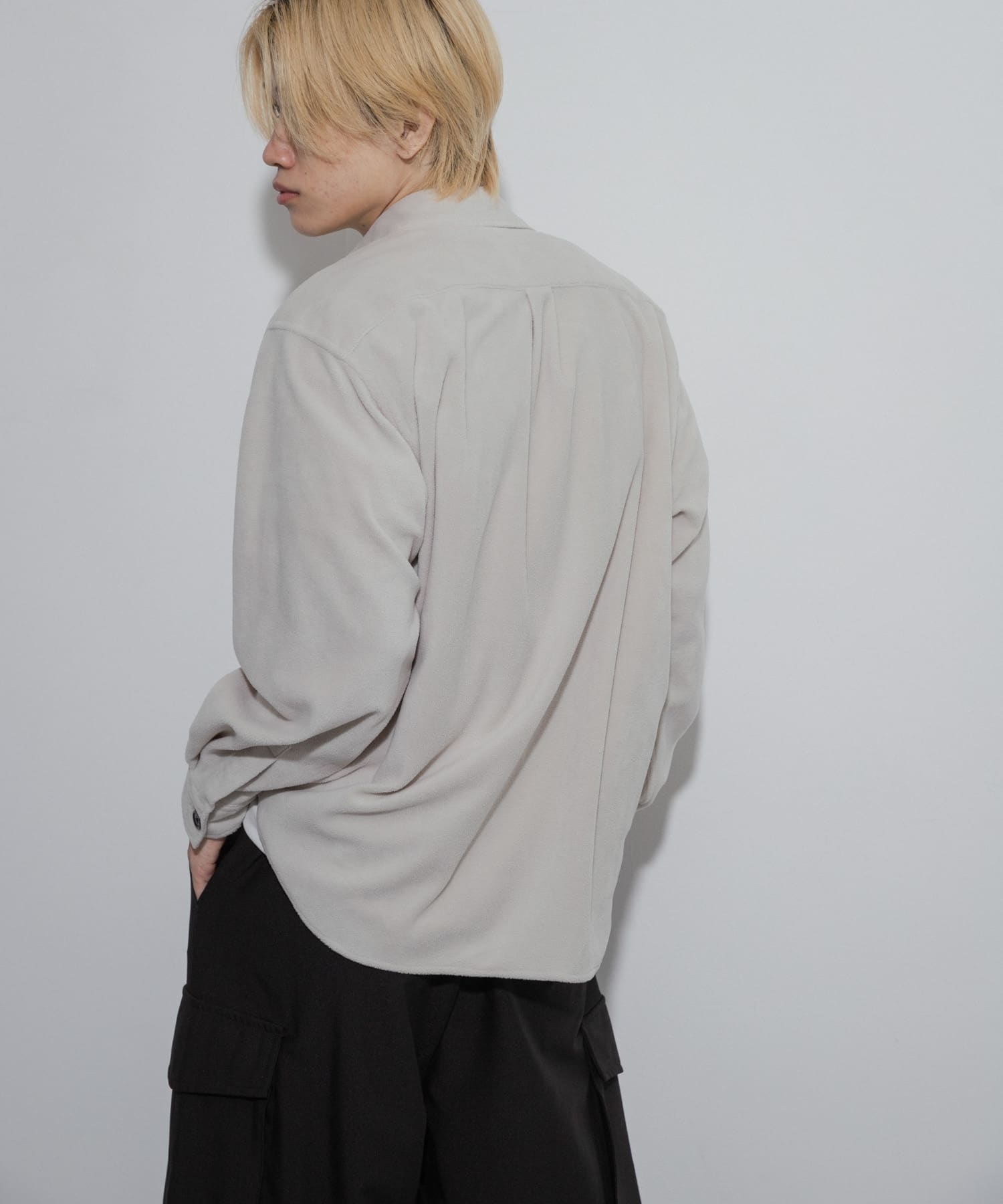フリースフラップルーズシャツ(M L.GRAY): トップス｜URBAN RESEARCH