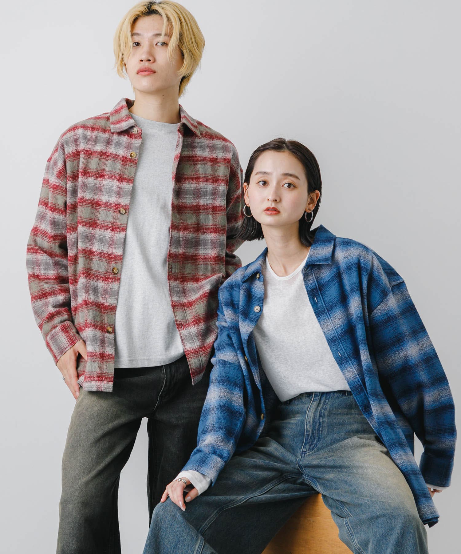 身長：176cm サイズ：L / 身長：169cm サイズ：L