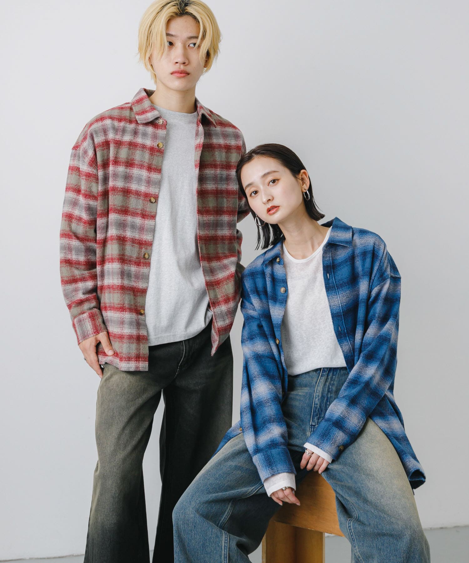 身長：176cm サイズ：L / 身長：169cm サイズ：L