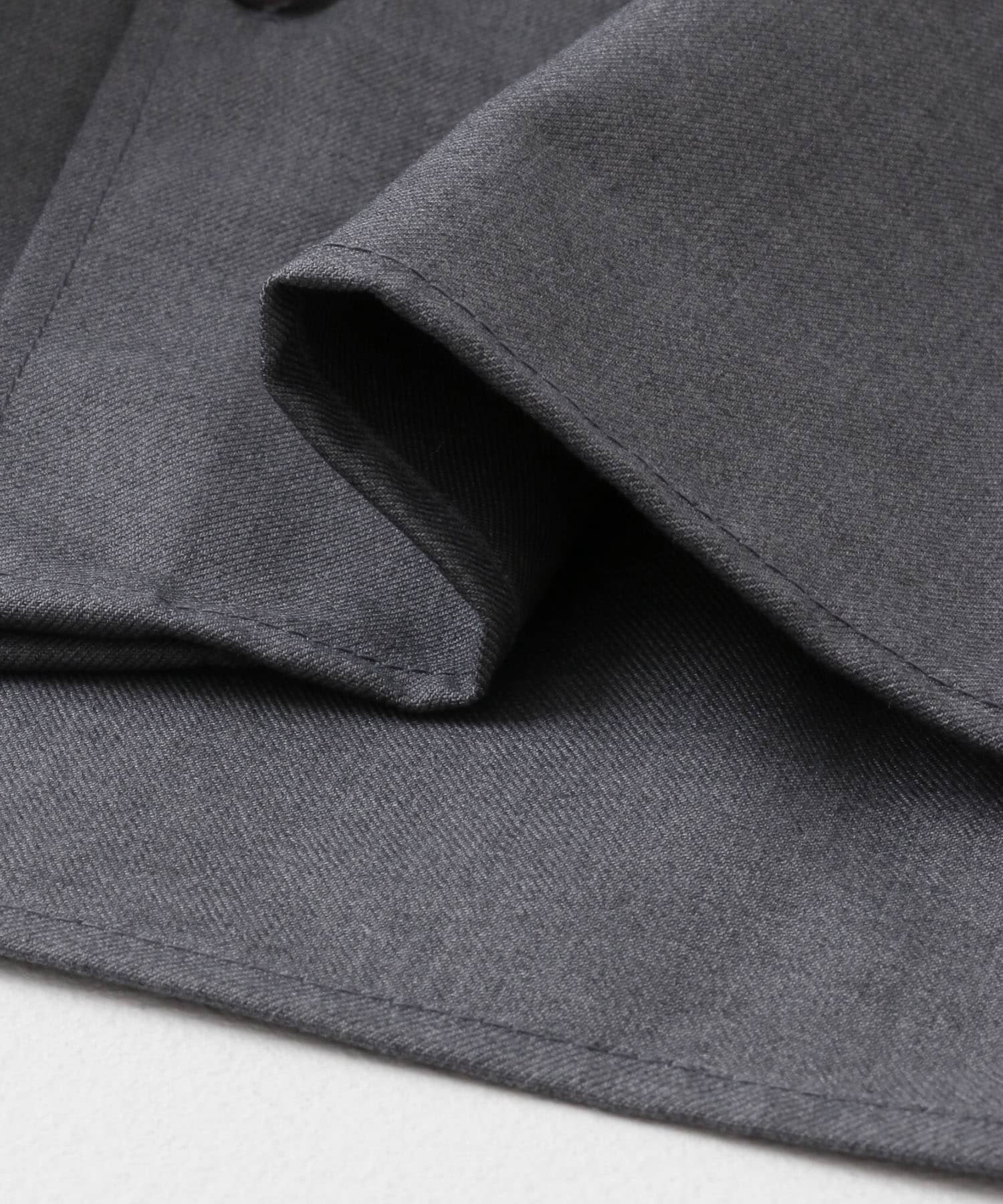 『わたべ×SOP』ドローコードデザインルーズシャツ GRAY M